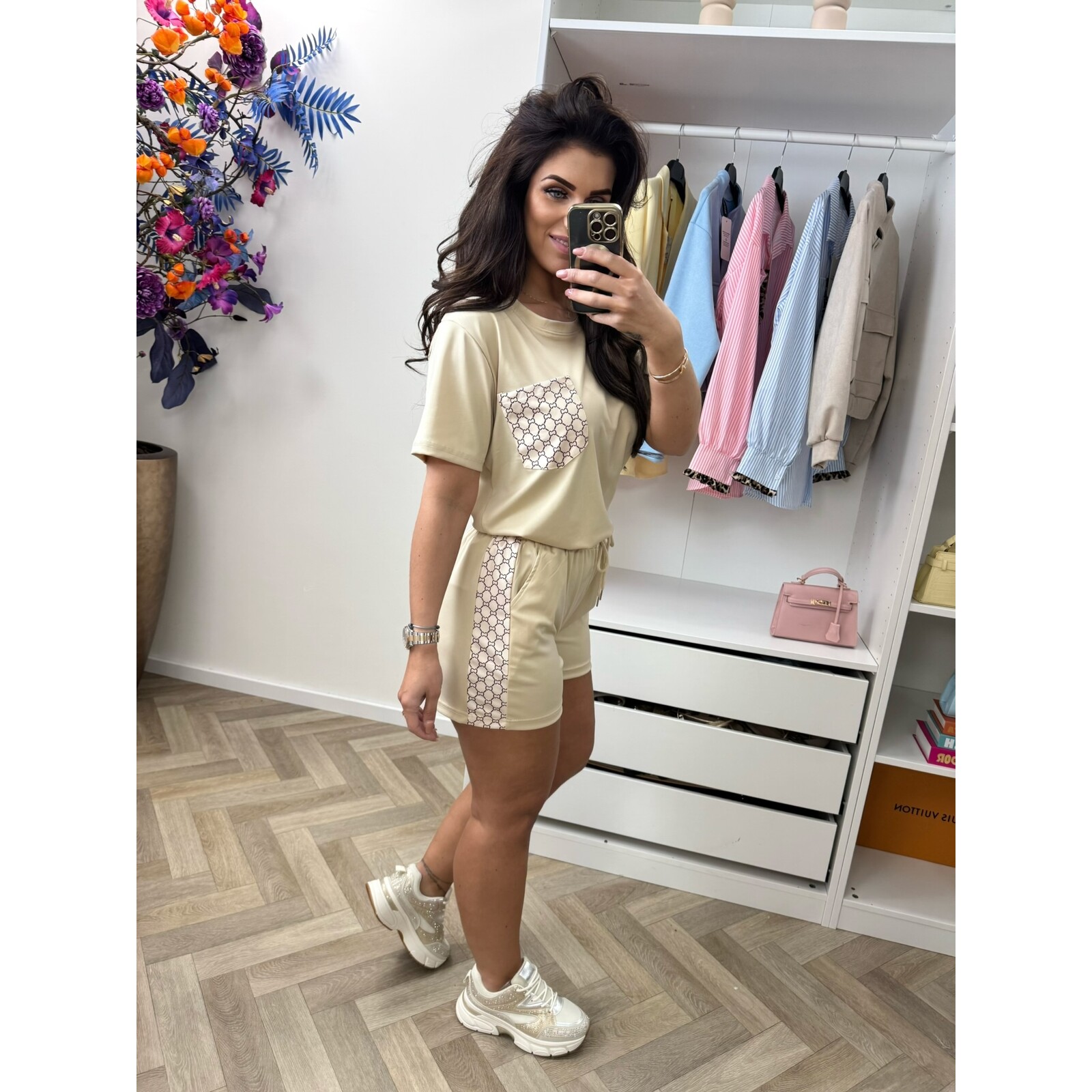 Set short designer looks 814 Beige