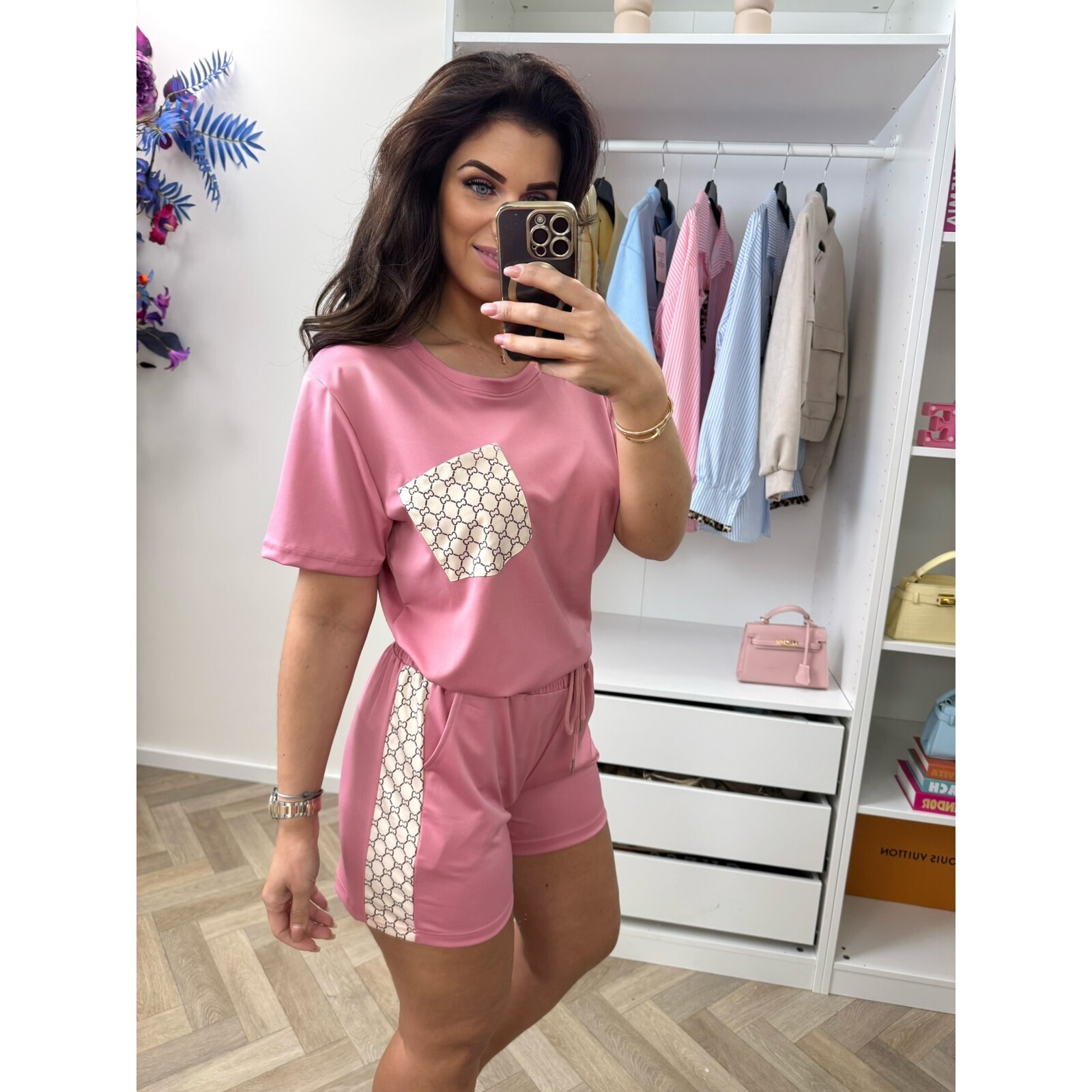 Set short designer looks 814 Pink