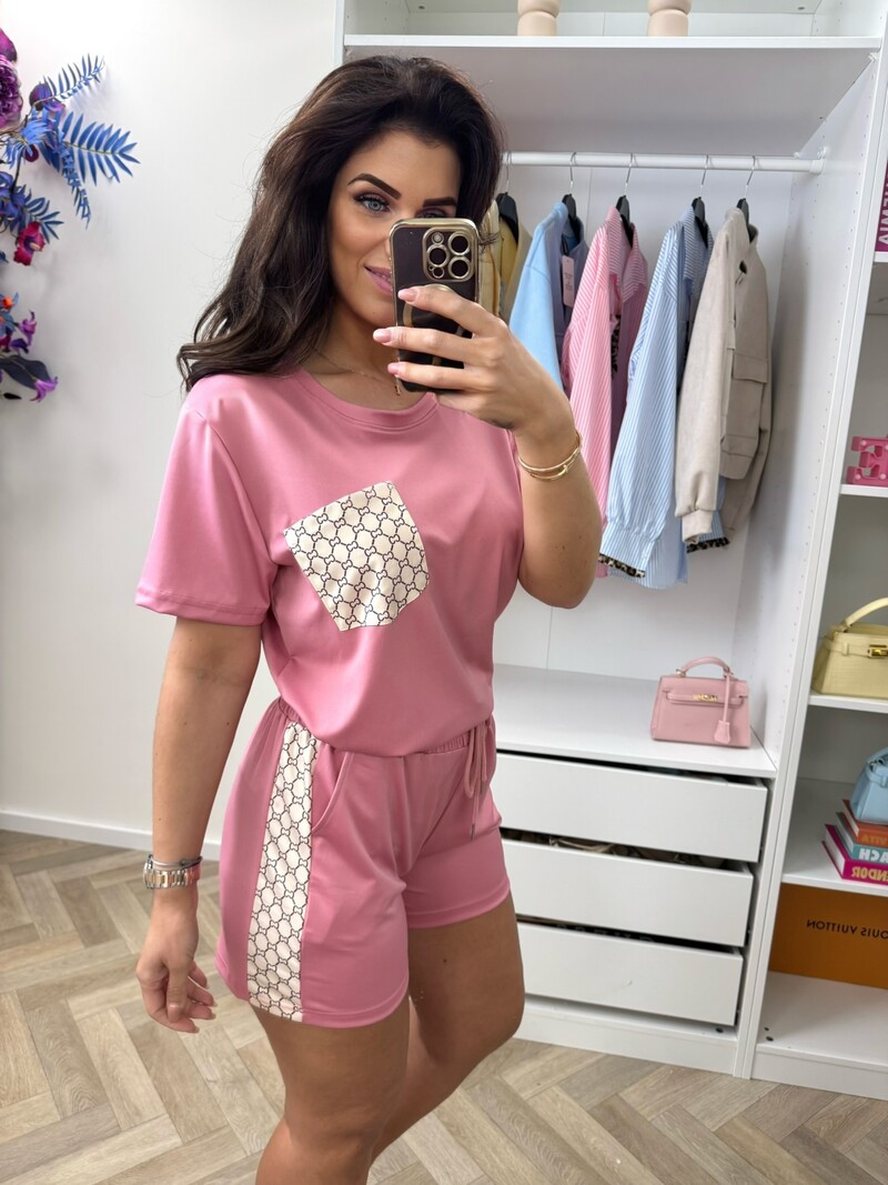 Set short designer looks 814 Pink