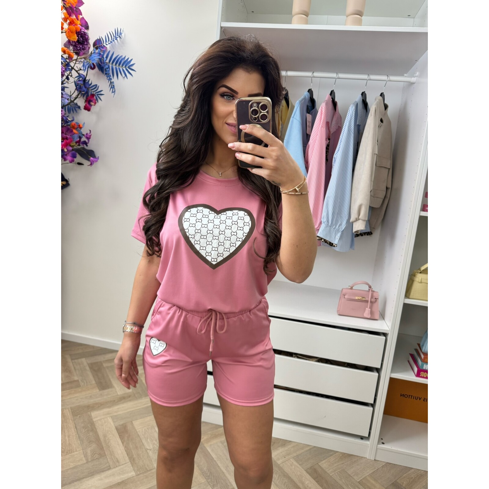 Set short heart 817 Pink