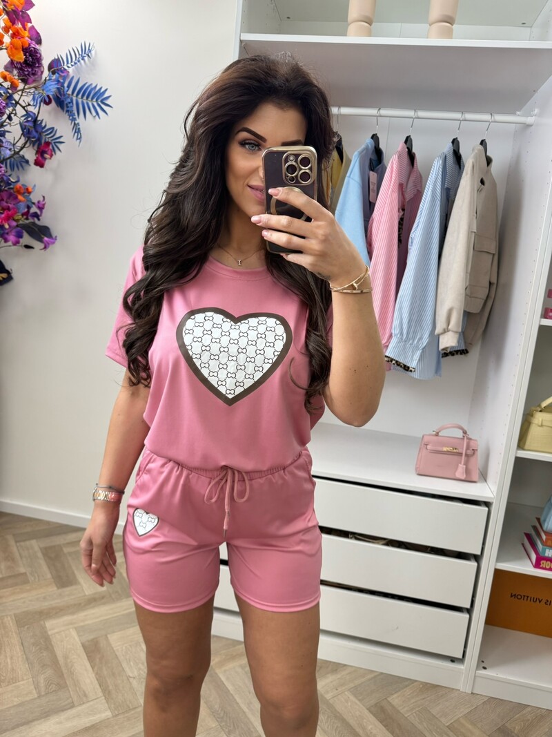 Set short heart 817 Pink
