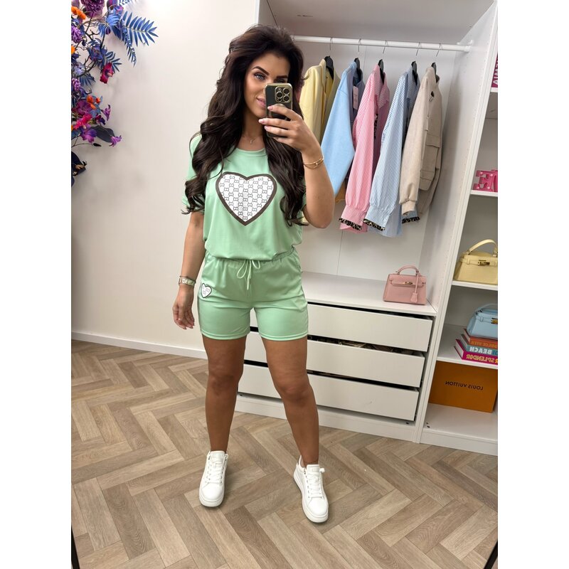 Set short heart 817 Mint