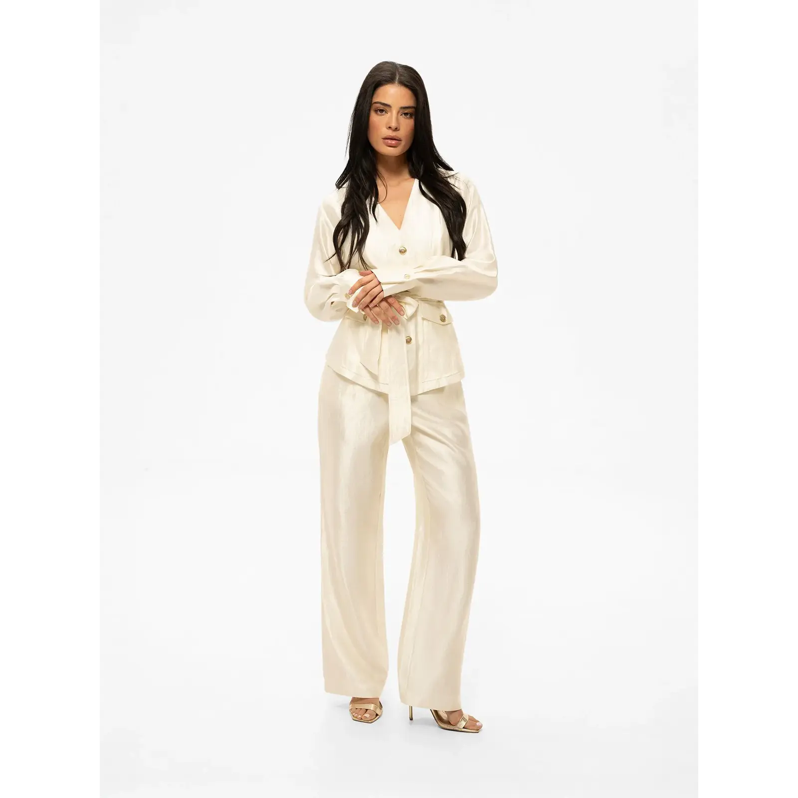 Nikkie Pants Porlamar Cream Nikkie