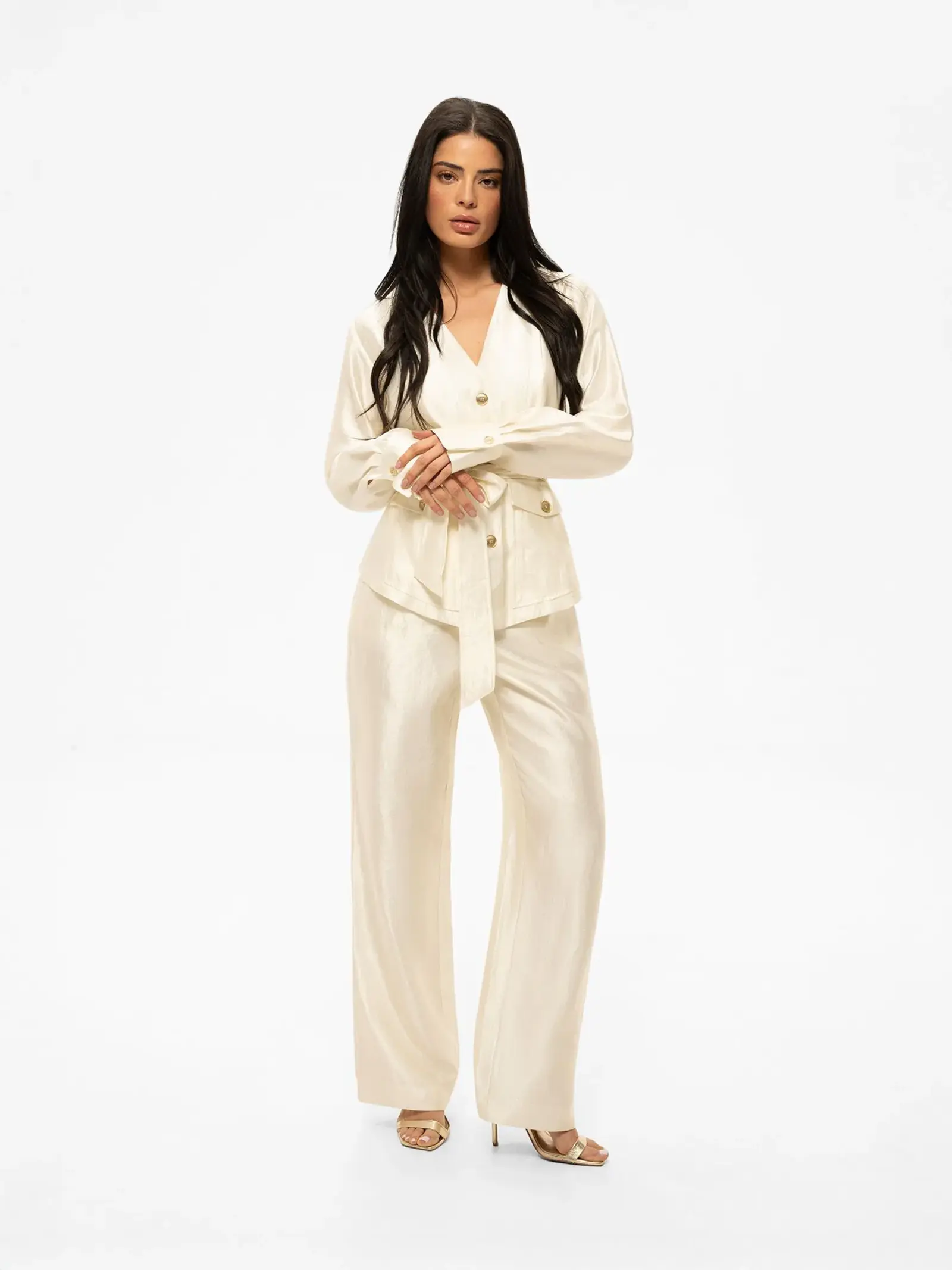 Nikkie Pants Porlamar Cream Nikkie