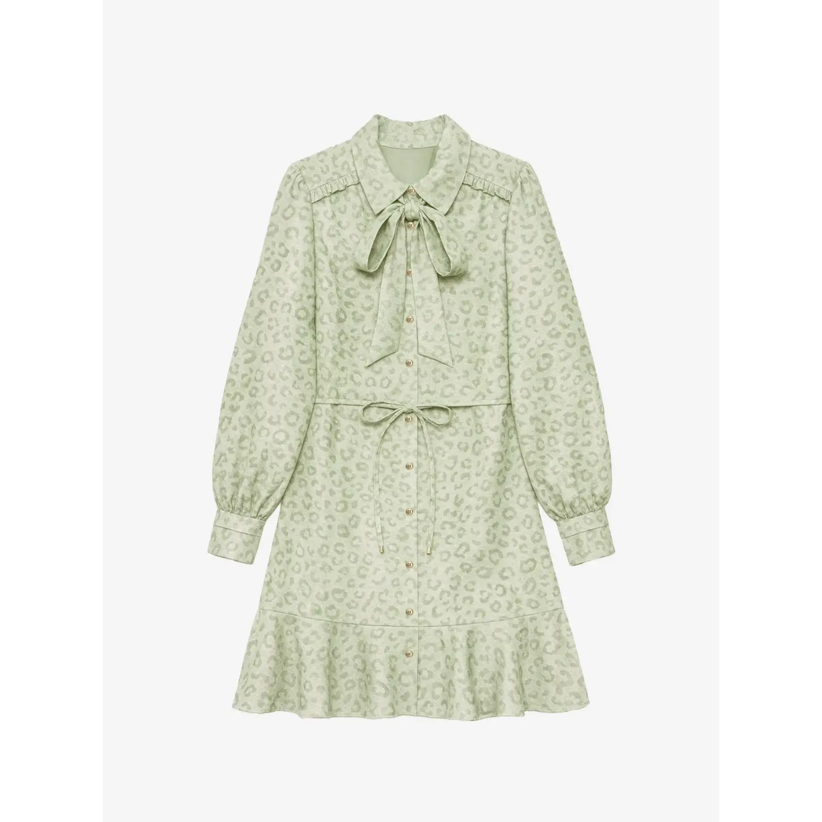 Nikkie Dress Pragues Leopard Aloe Vera Nikkie