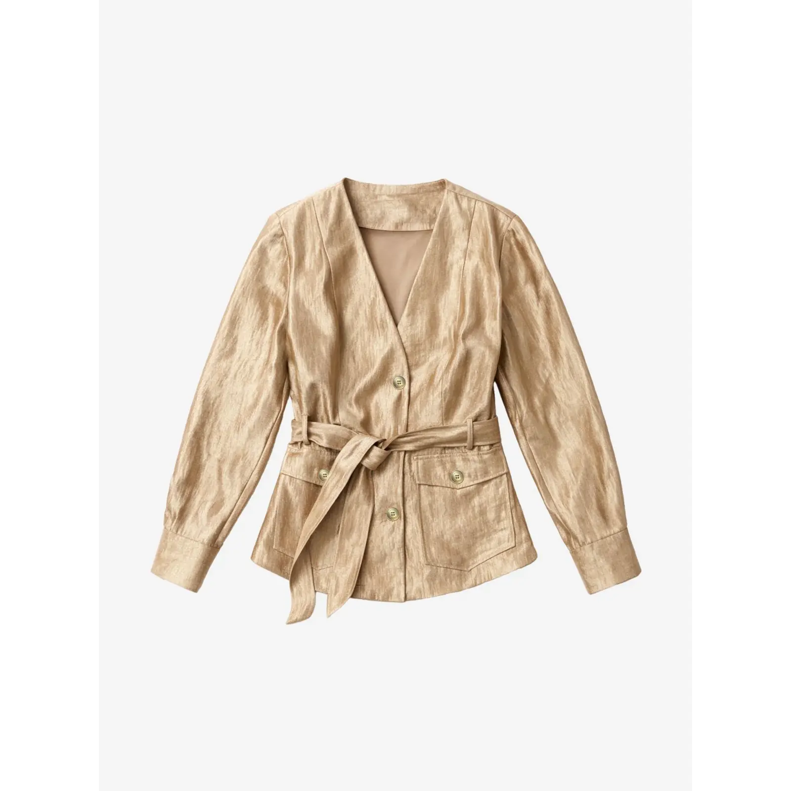 Nikkie Blouse Porlamar Wrap Travertine Nikkie