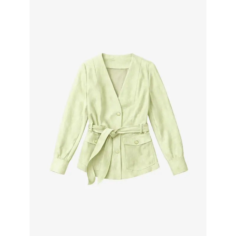 Blouse Porlamar Wrap Aloe Vera Nikkie