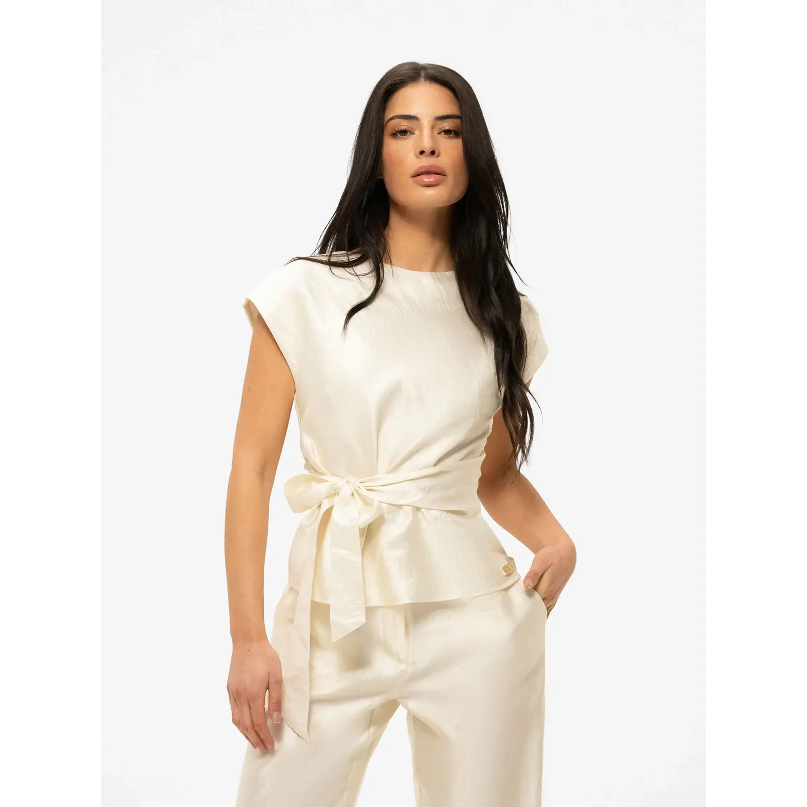 Nikkie Top Porlamar Cream Nikkie