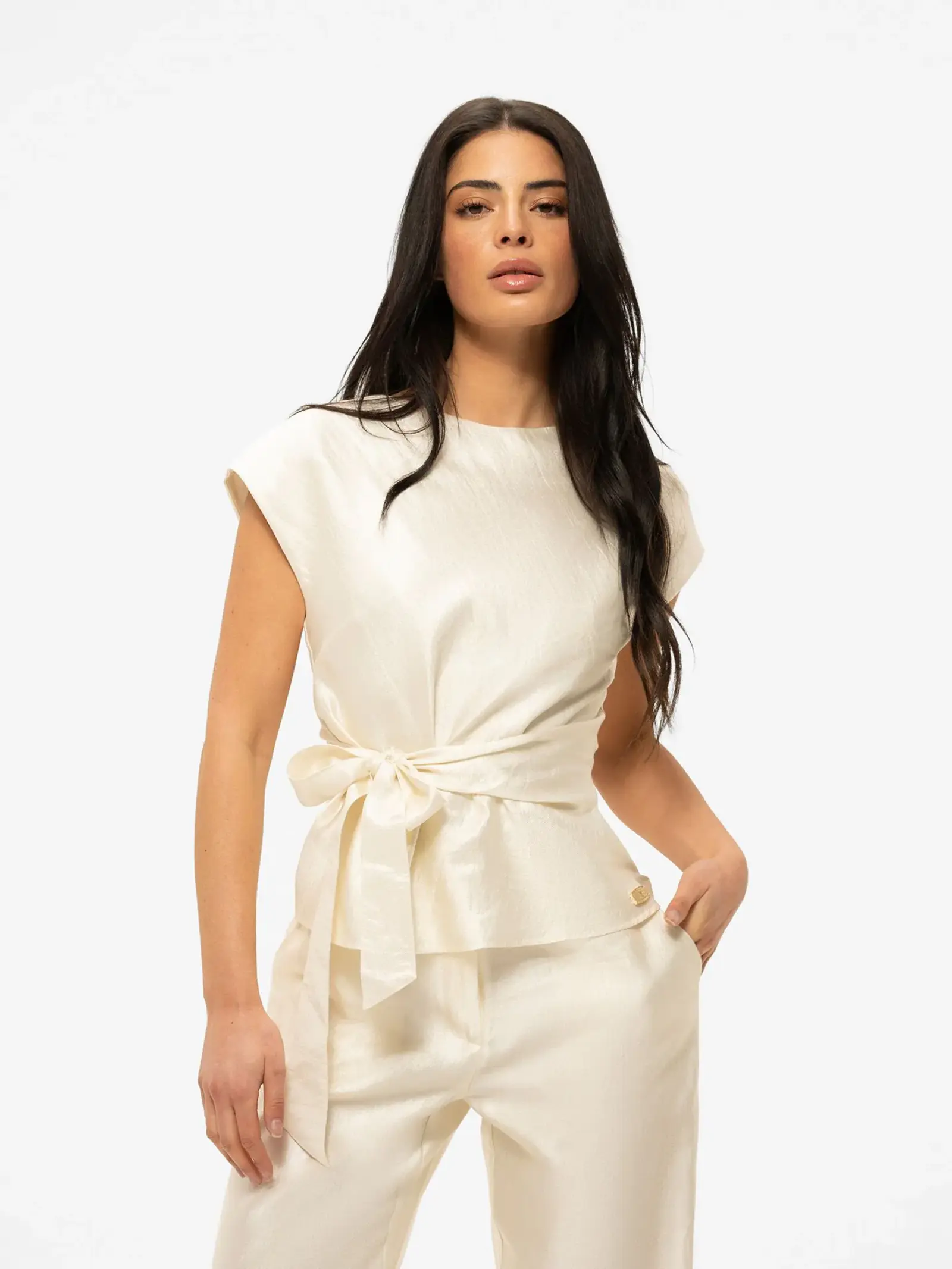 Nikkie Top Porlamar Cream Nikkie