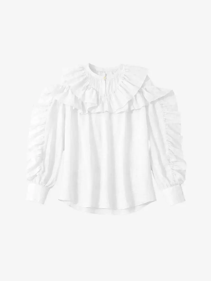 Blouse Pharr Star White Nikkie