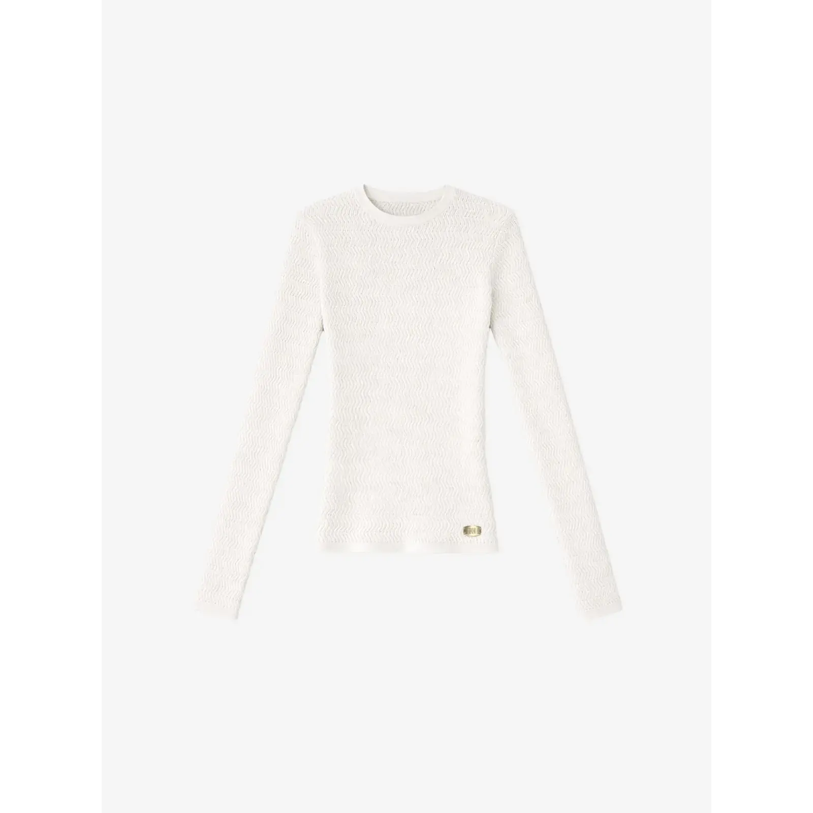 Nikkie Top Pilar Longsleeve Star White Nikkie
