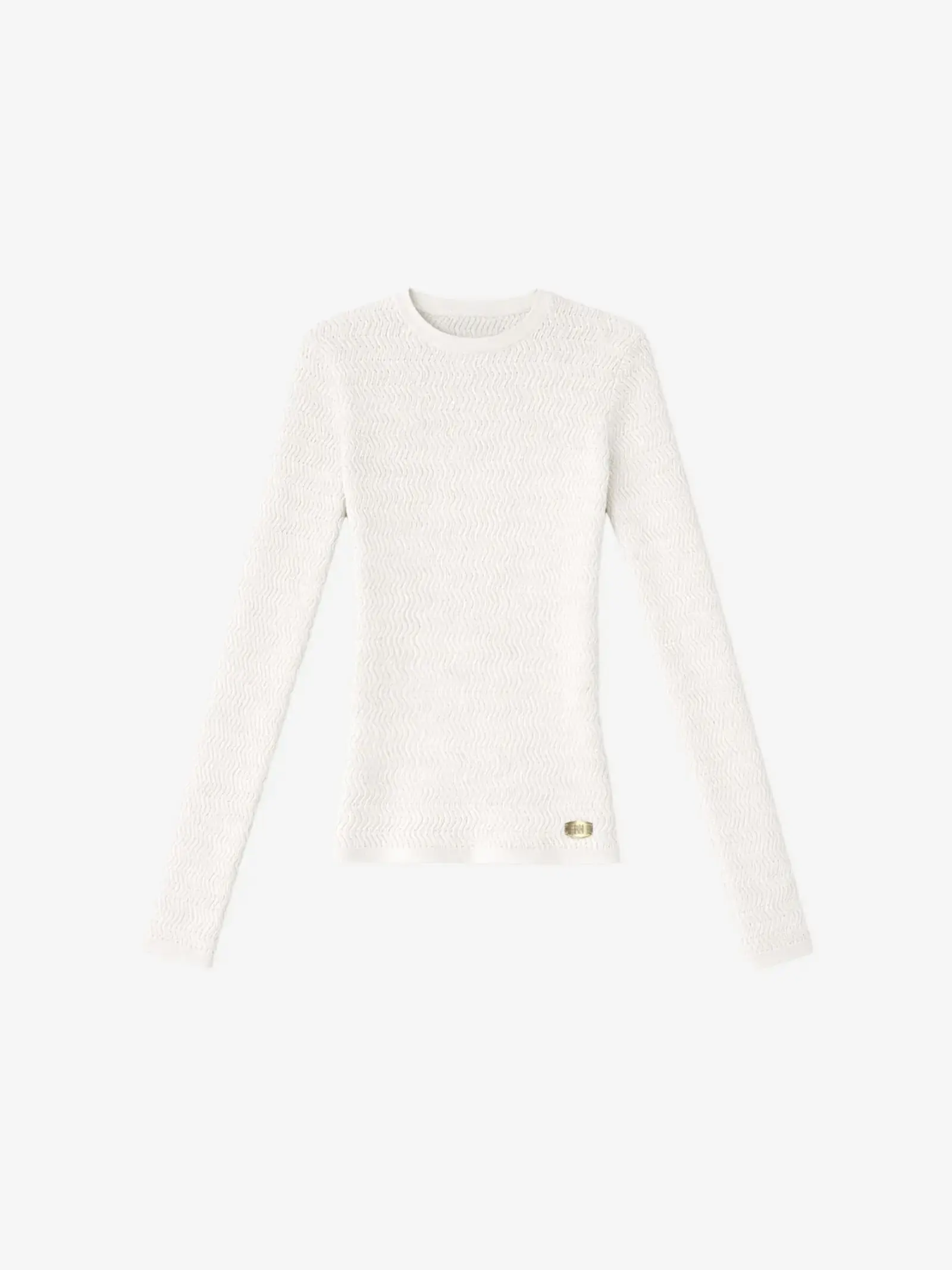 Nikkie Top Pilar Longsleeve Star White Nikkie