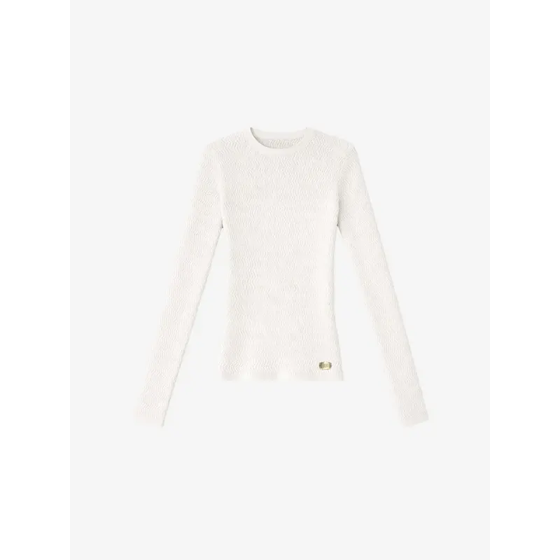 Top Pilar Longsleeve Star White Nikkie