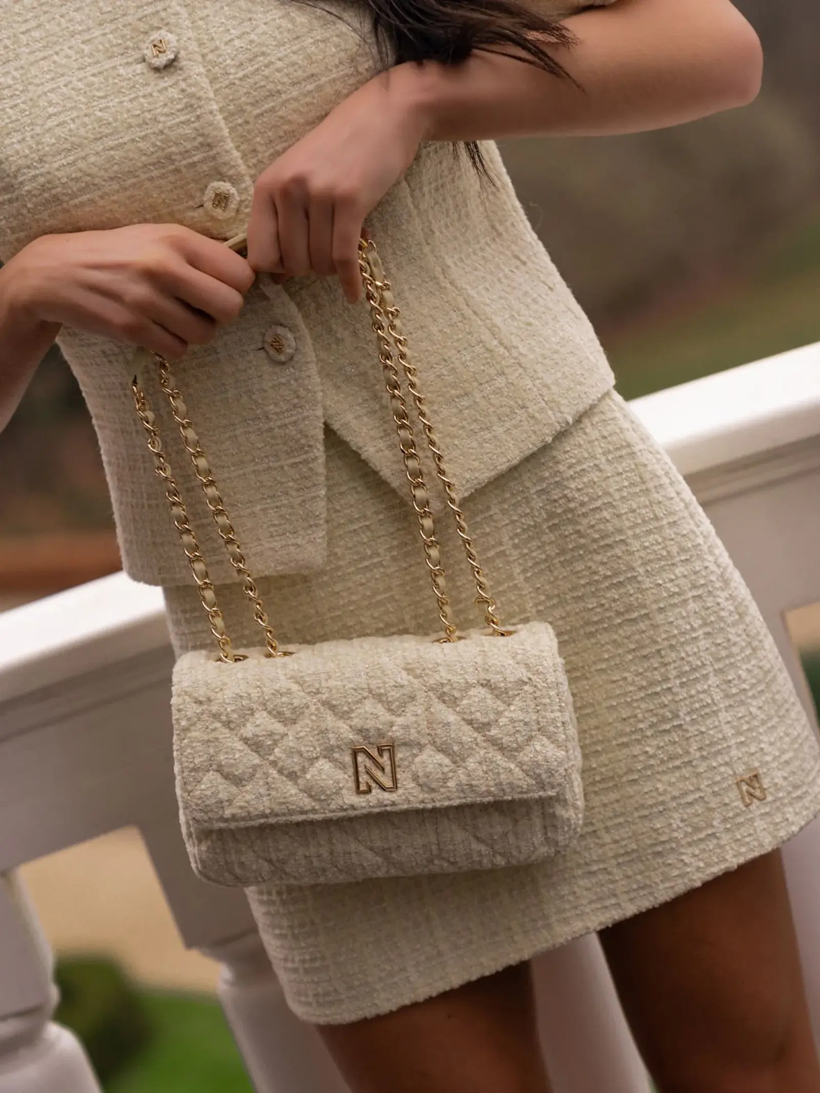 Nikkie Bag Ann Tweed Lemonade Nikkie