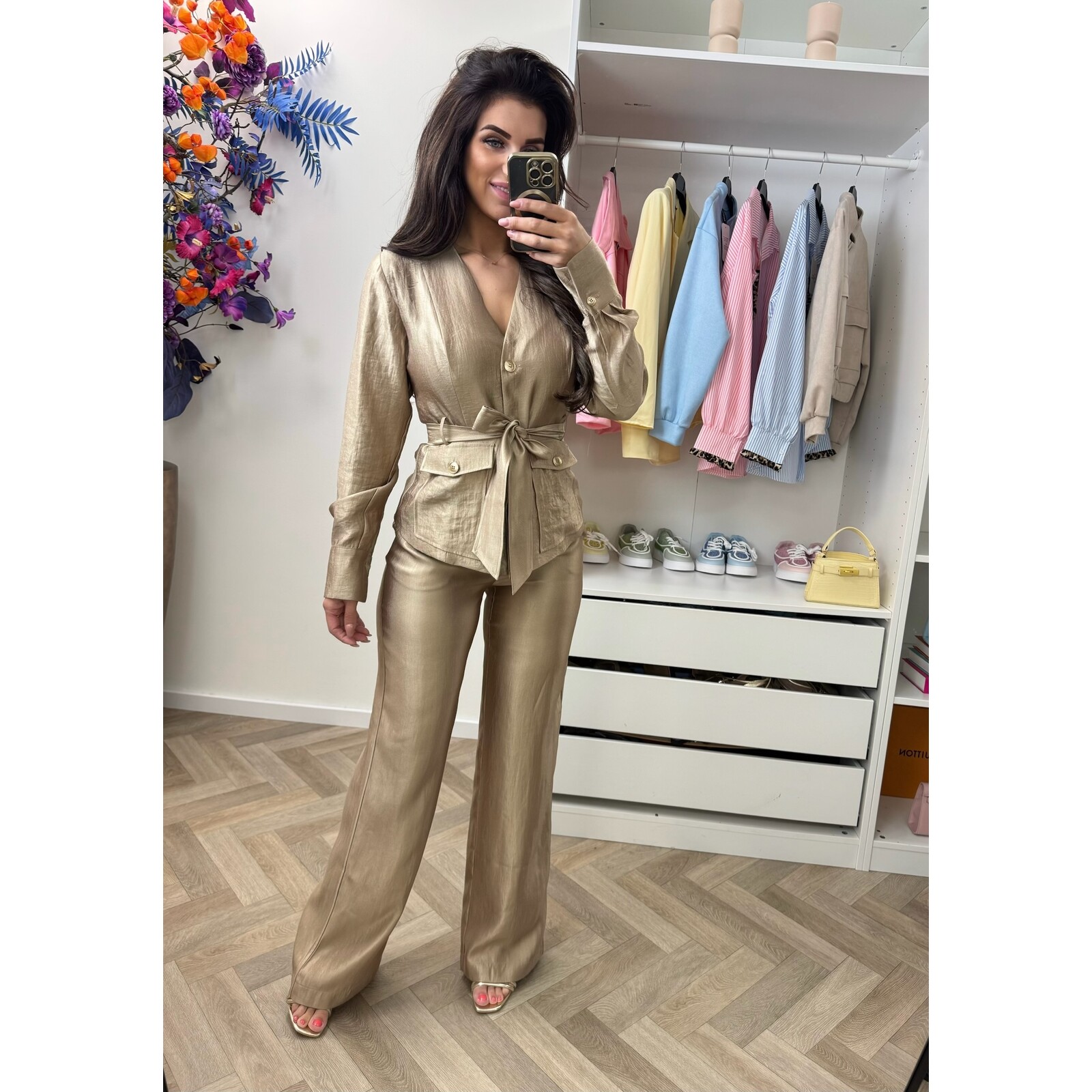 Nikkie Blouse Porlamar Wrap Travertine Nikkie