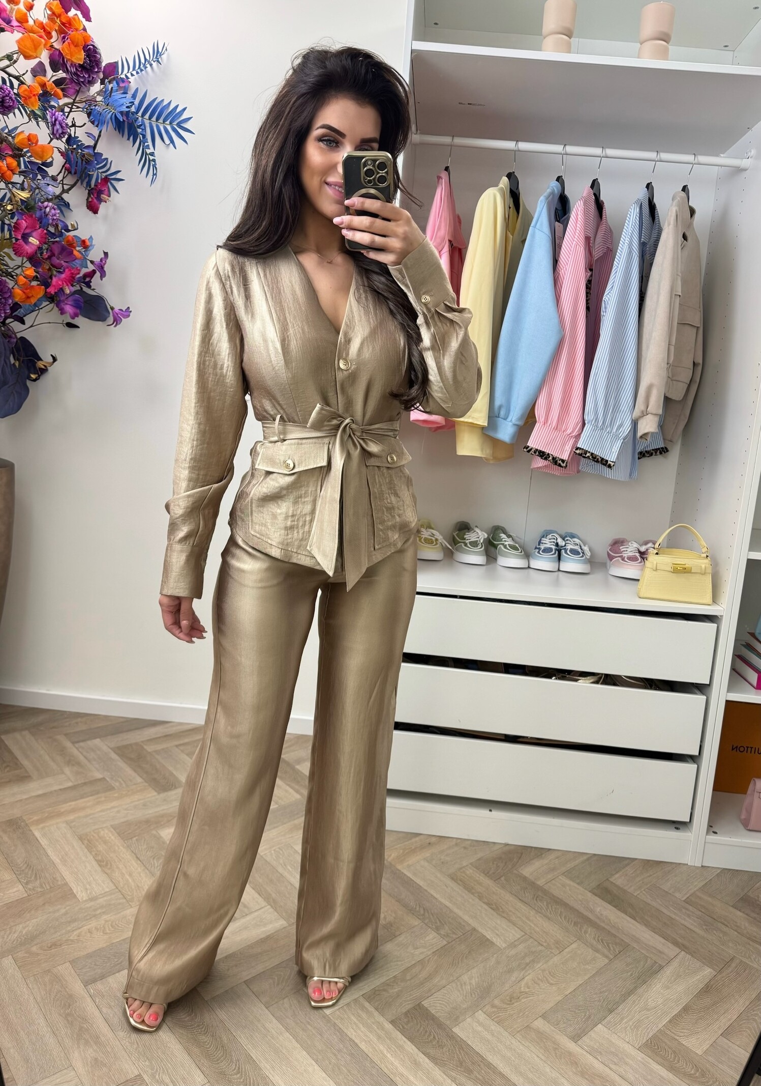 Nikkie Blouse Porlamar Wrap Travertine Nikkie