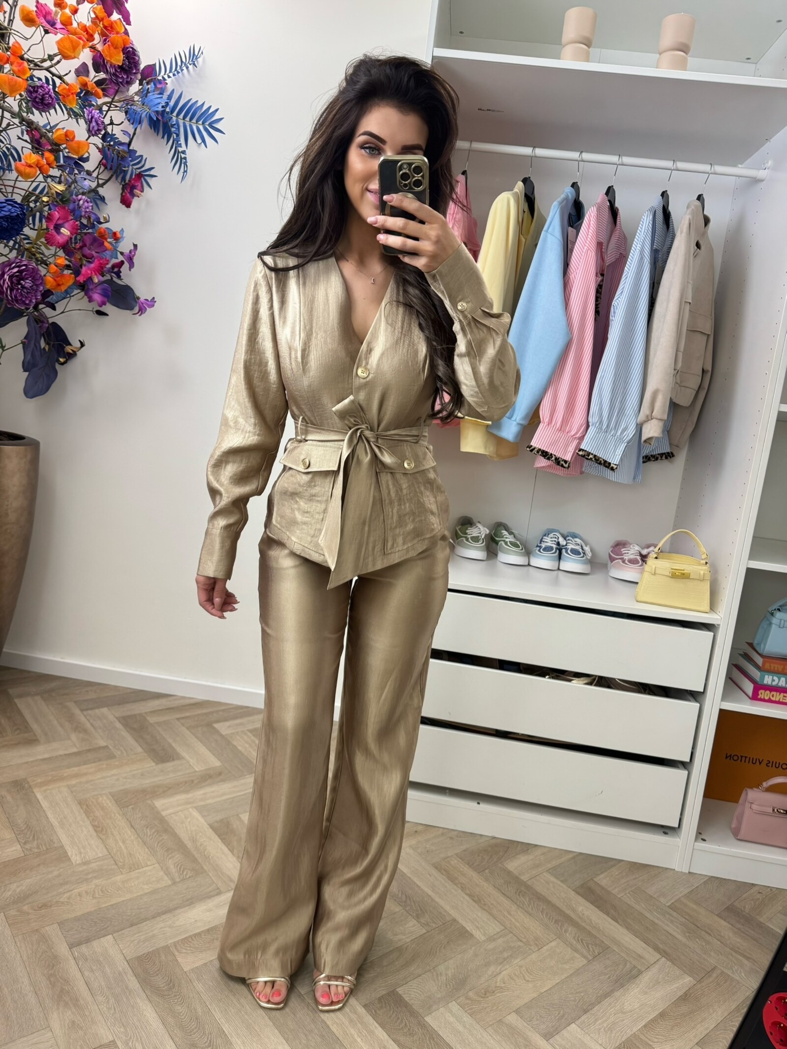 Nikkie Blouse Porlamar Wrap Travertine Nikkie