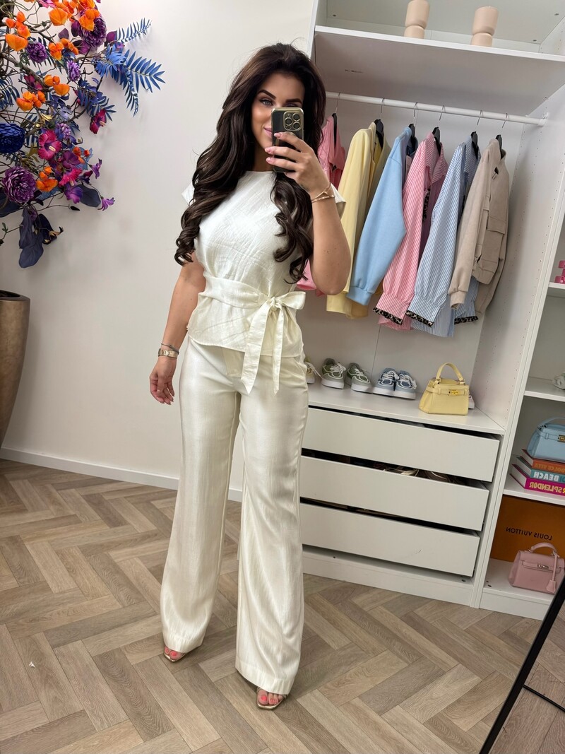 Pants Porlamar Cream Nikkie