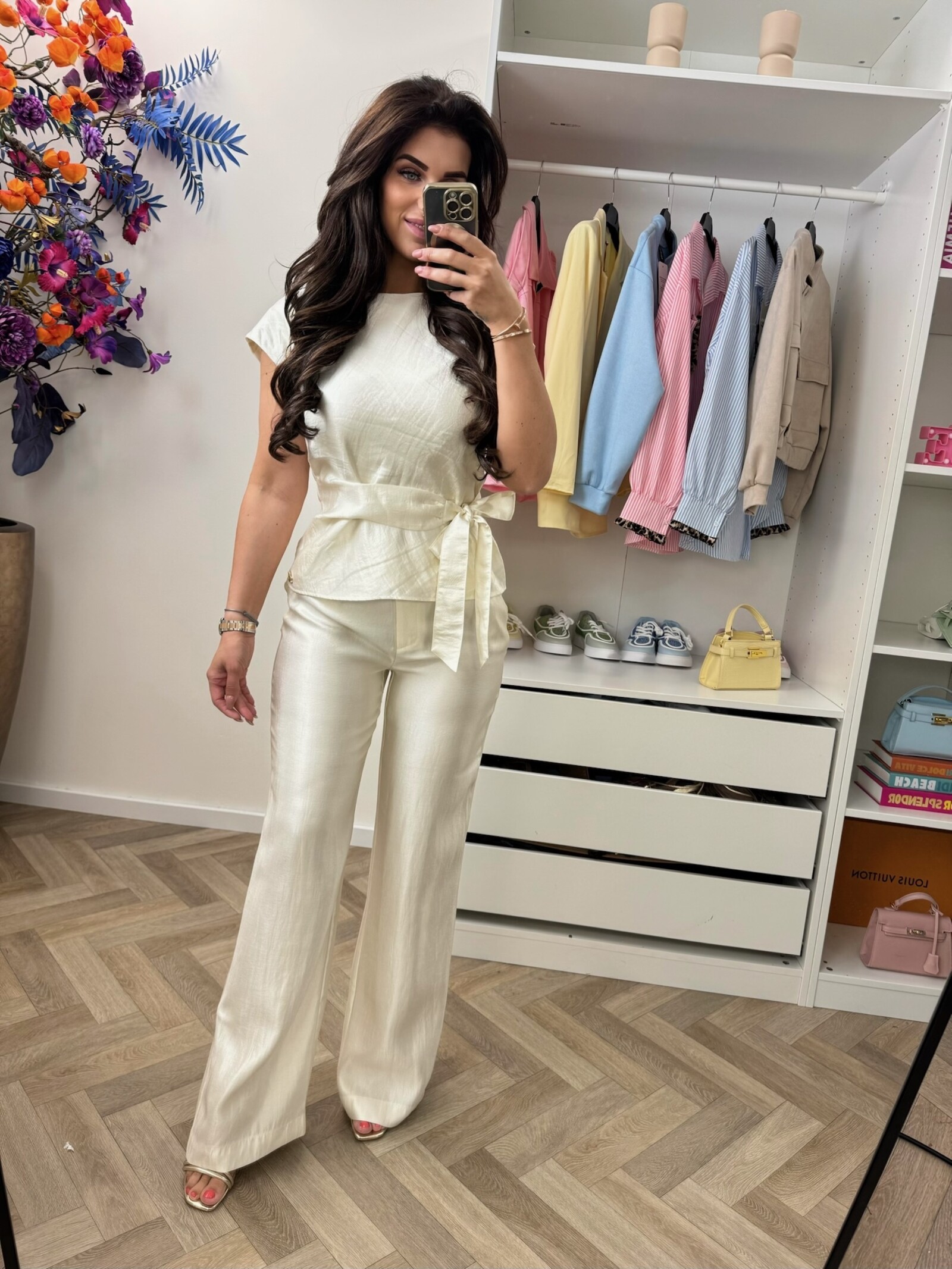 Nikkie Pants Porlamar Cream Nikkie