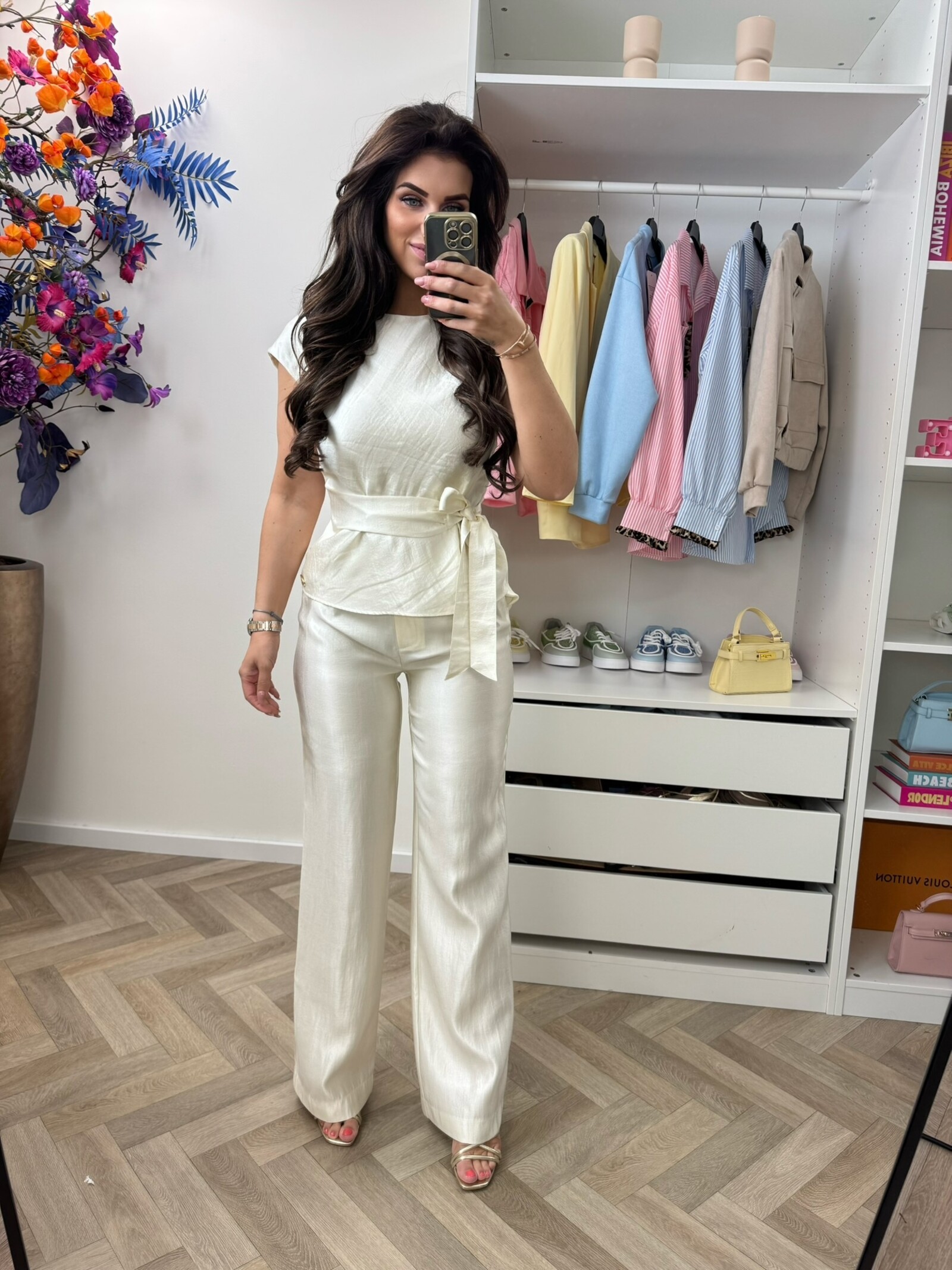 Nikkie Pants Porlamar Cream Nikkie