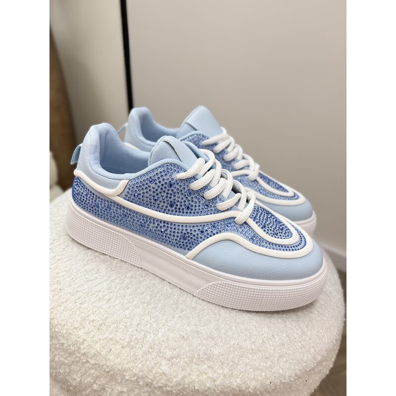 Sneakers Diamonds 9030 light blue