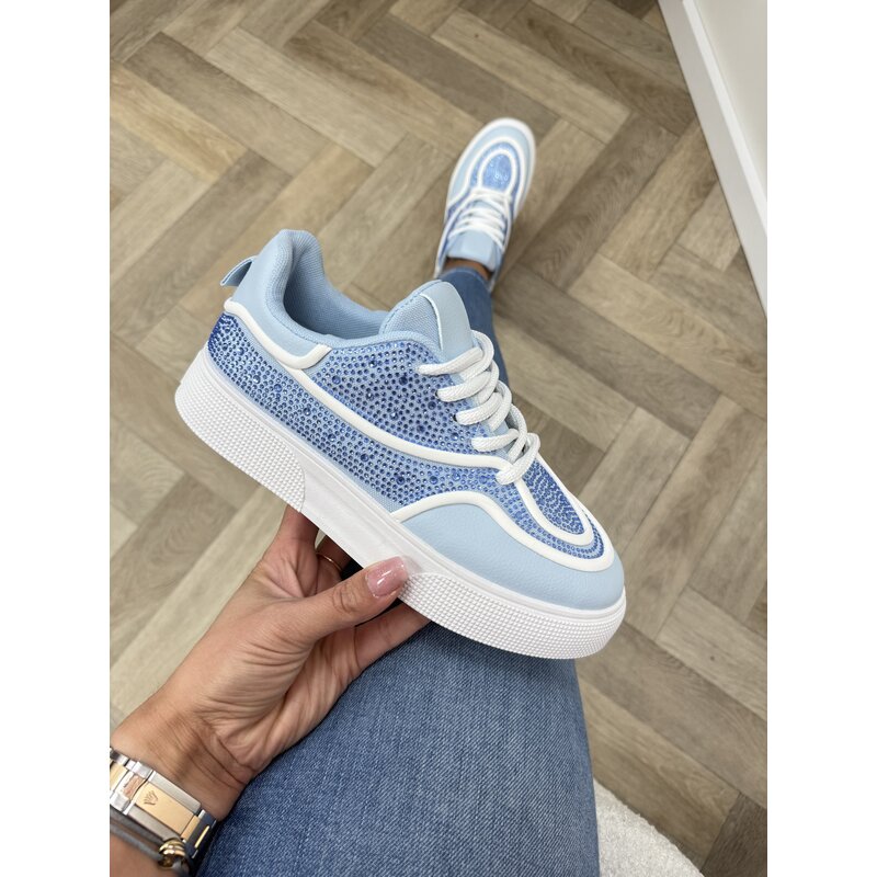 Sneakers Diamonds 9030 light blue