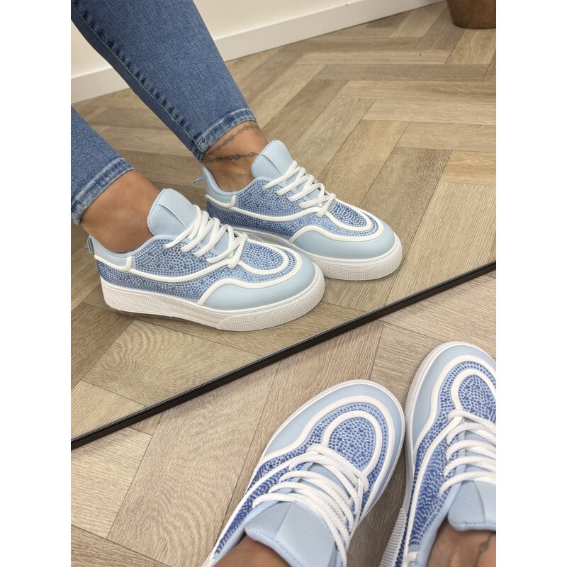 Sneakers Diamonds 9030 light blue