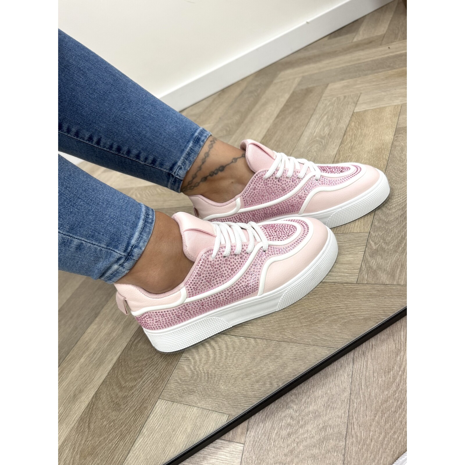 Sneakers Diamonds 9030 Pink