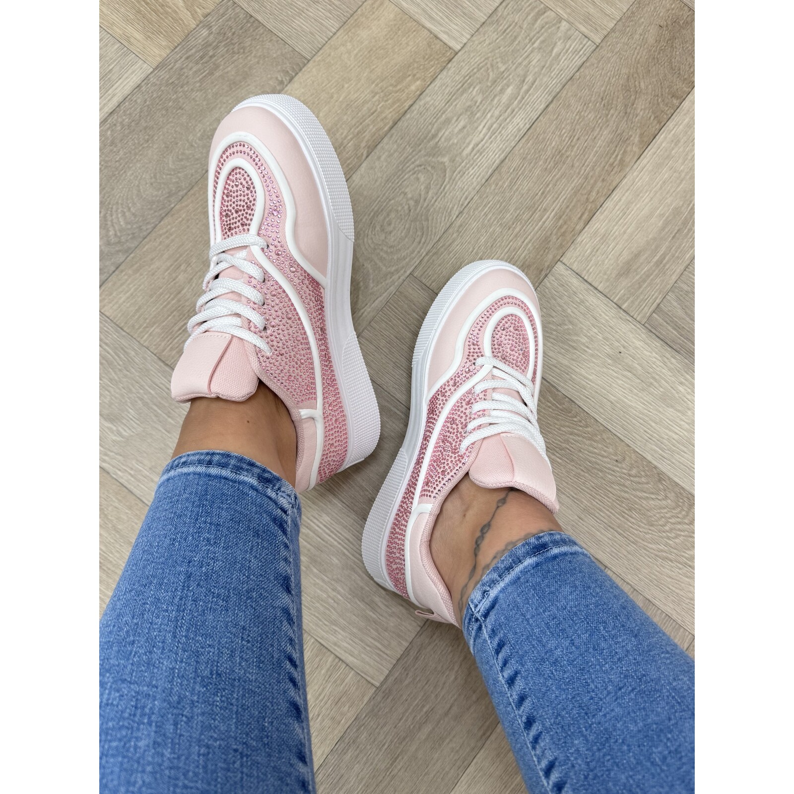 Sneakers Diamonds 9030 Pink