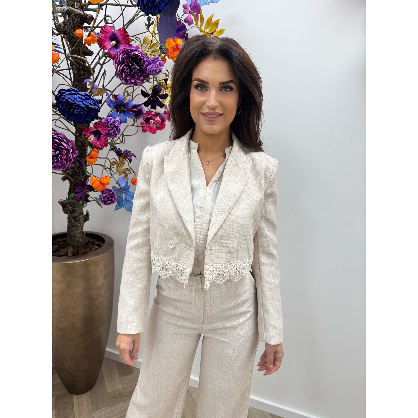 Luxe Blazer Donna V362 Beige