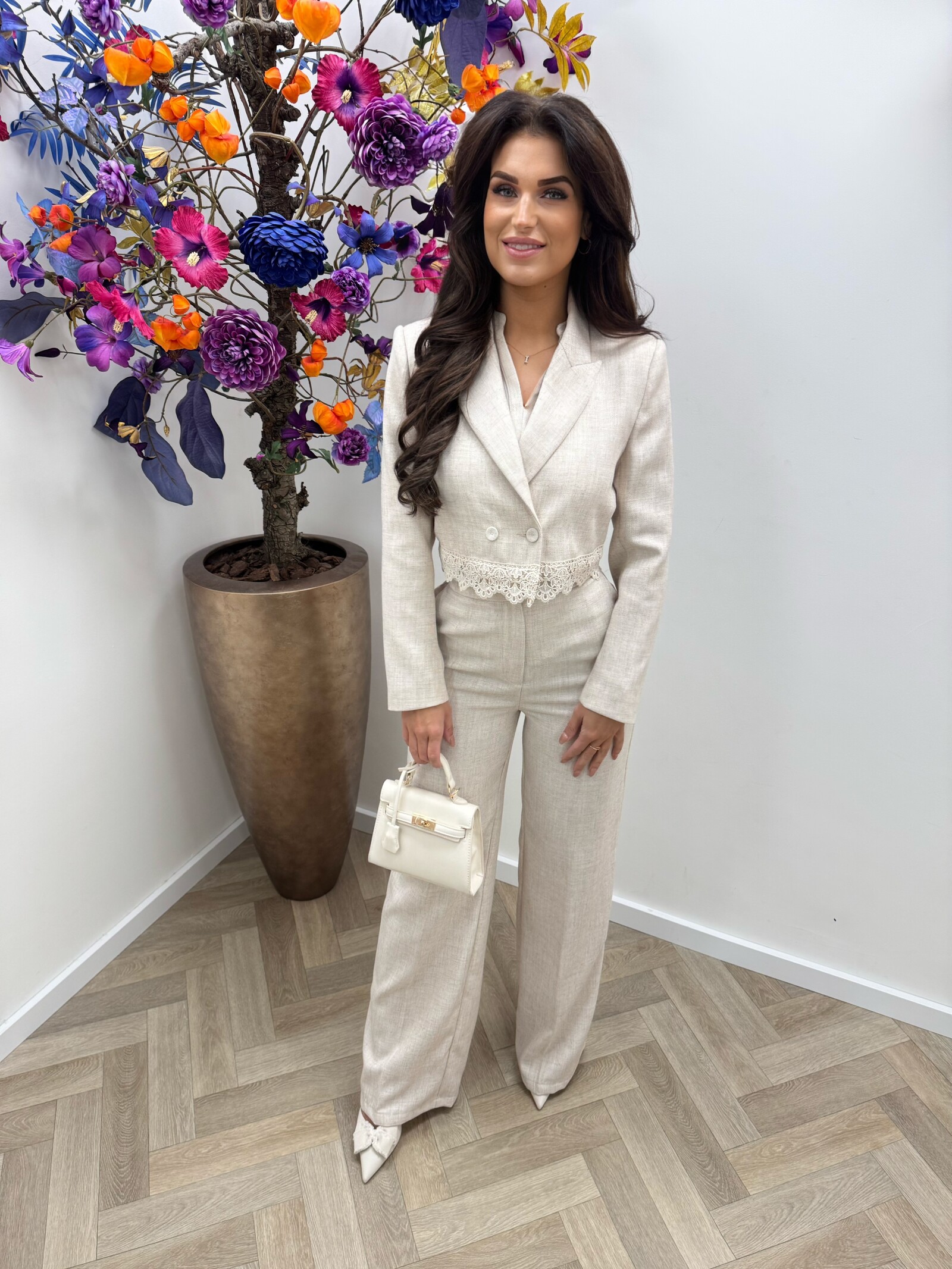 Luxe Blazer Donna V362 Beige
