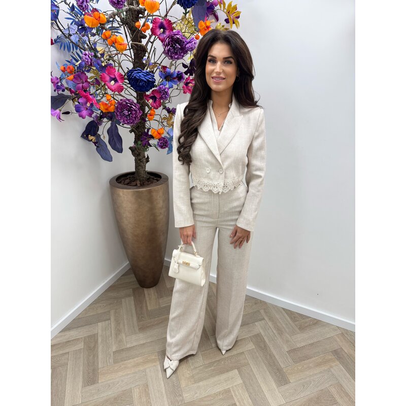 Luxe Blazer Donna V362 Beige