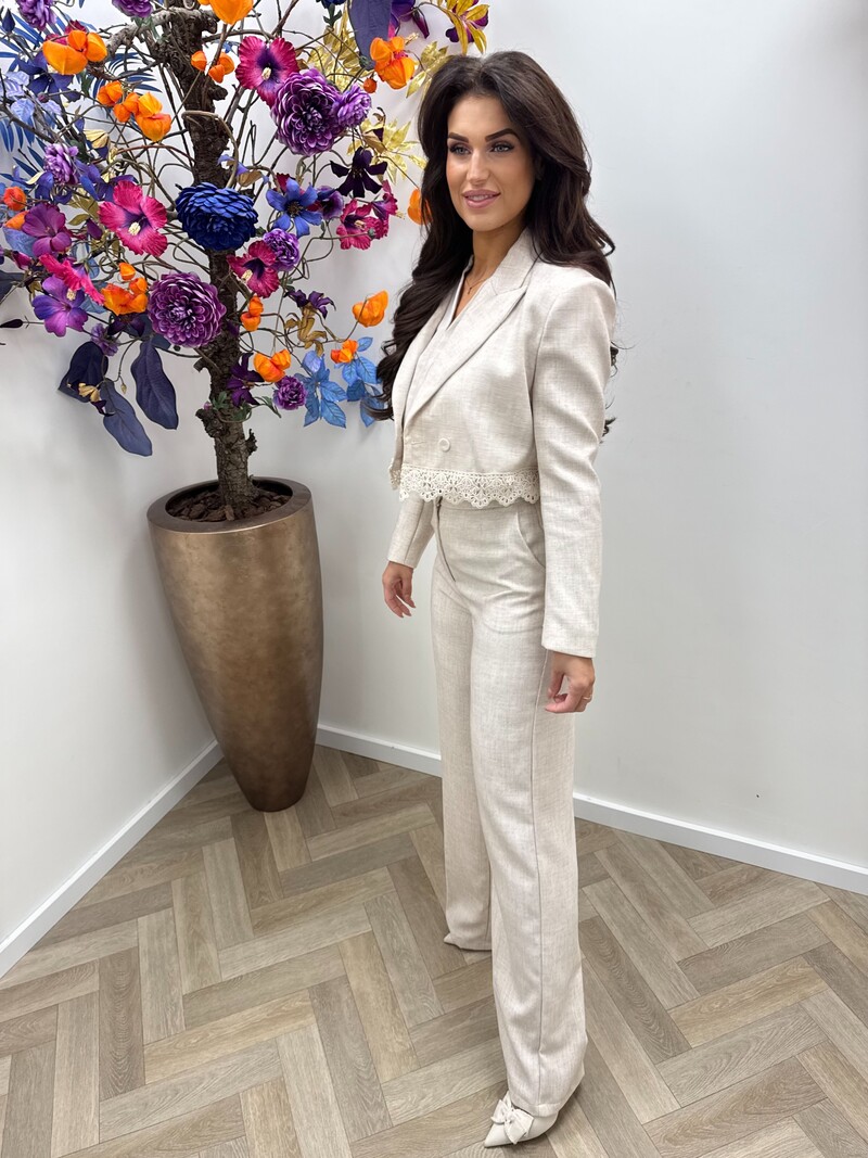 Luxe Blazer Donna V362 Beige