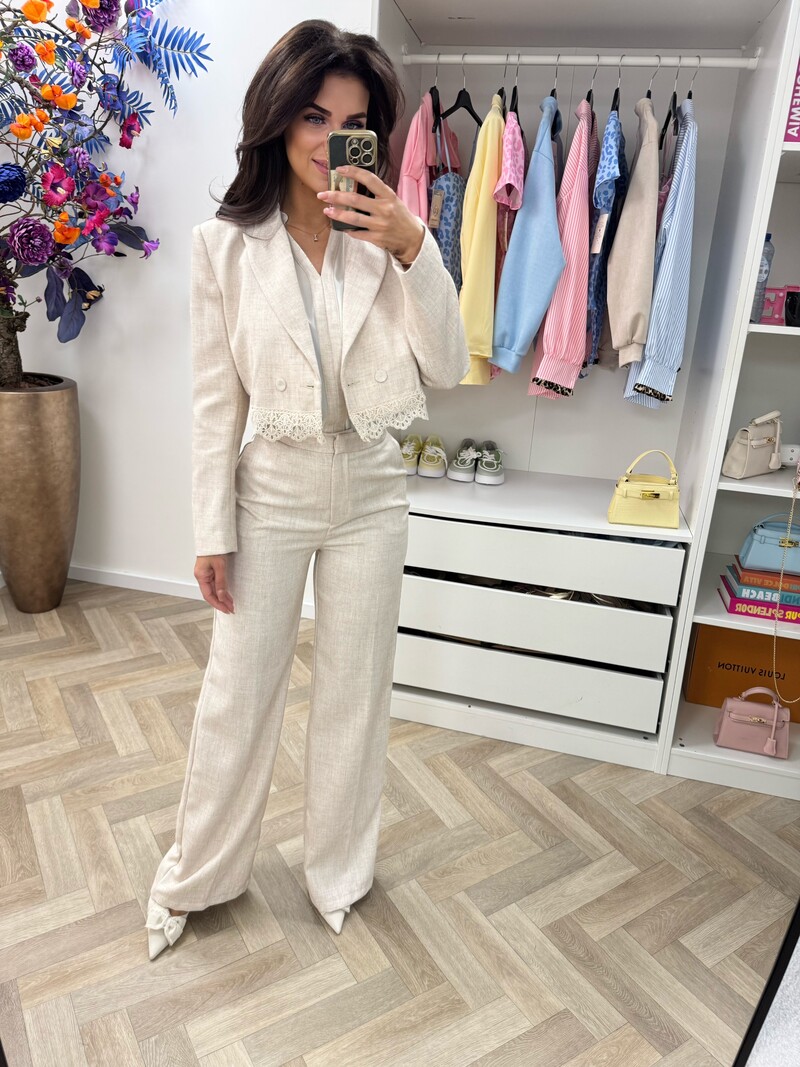 Luxe Blazer Donna V362 Beige