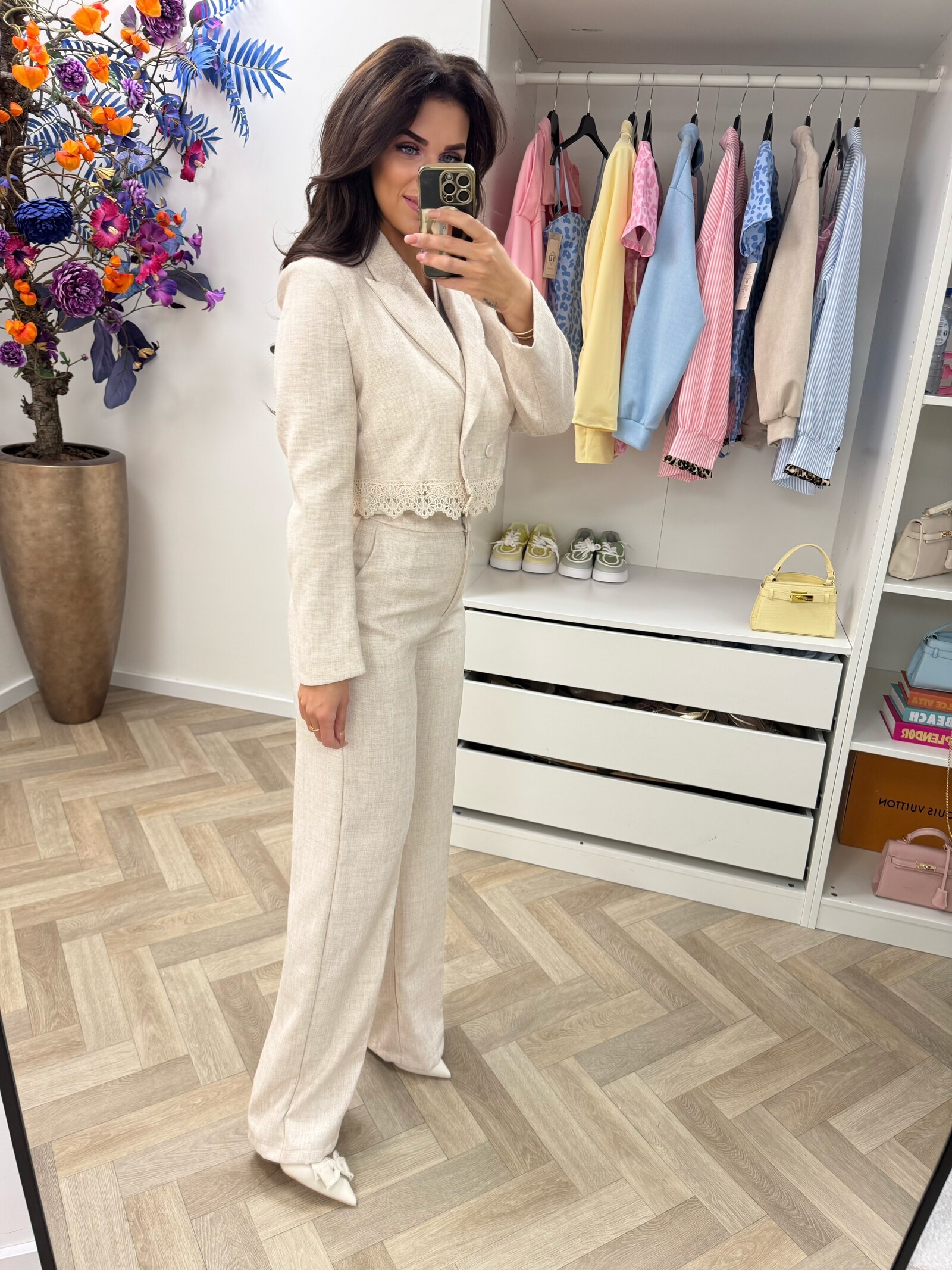 Luxe Blazer Donna V362 Beige