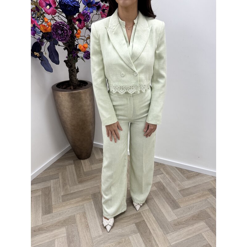 Luxe Blazer Donna V362 Mint