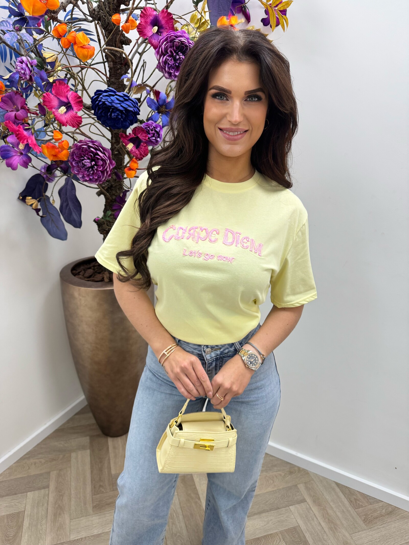 T-shirt CarpeDiem TE350 Yellow
