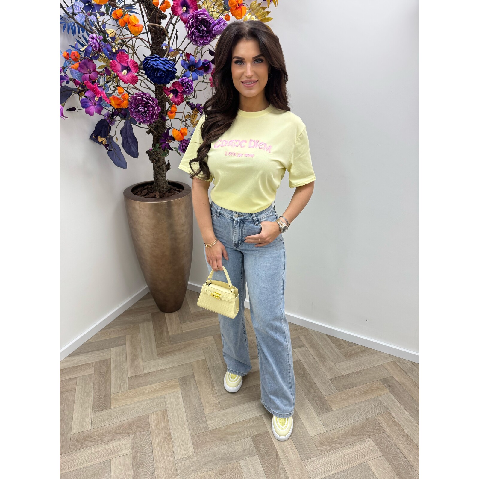 T-shirt CarpeDiem TE350 Yellow