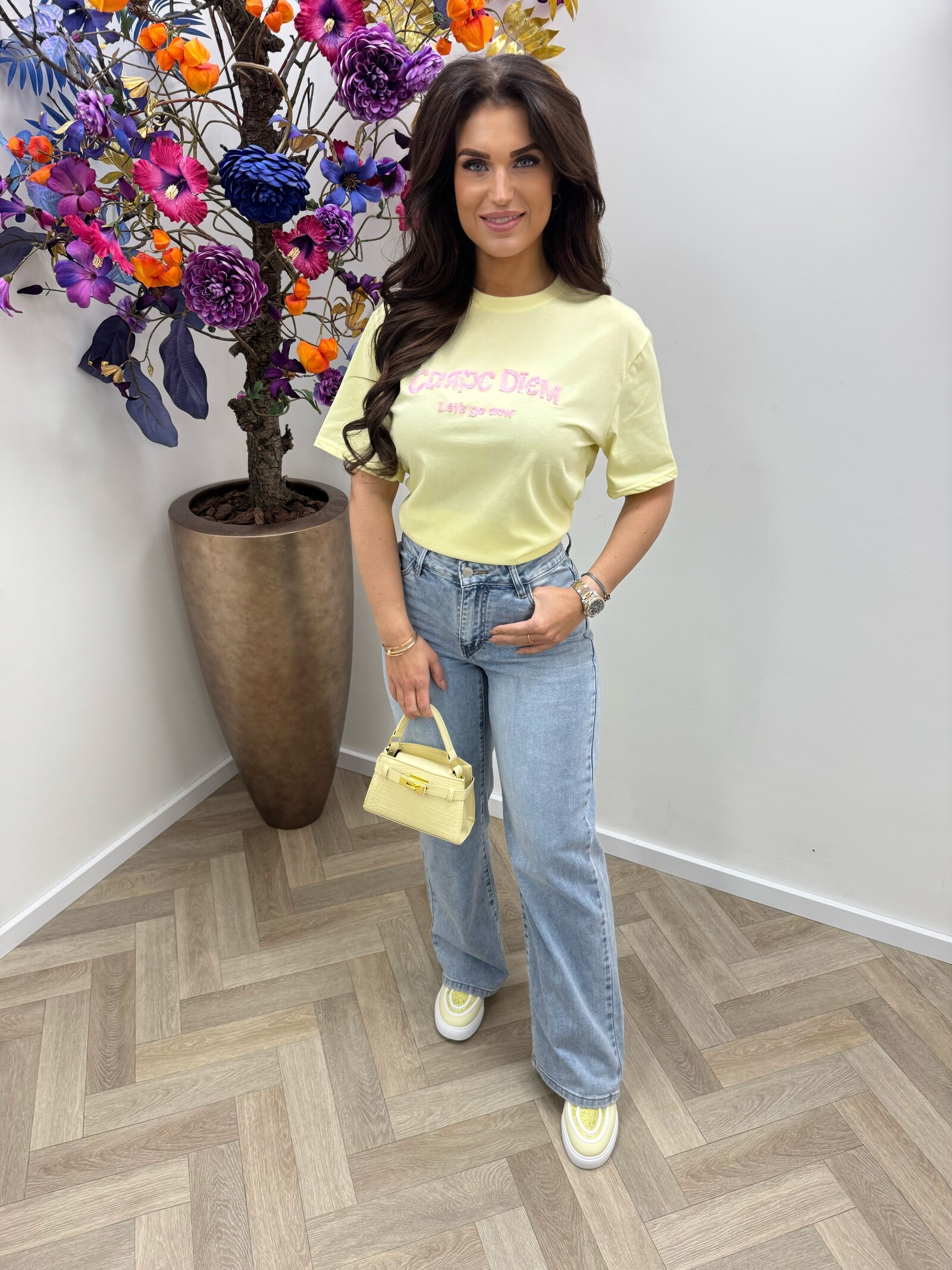 T-shirt CarpeDiem TE350 Yellow