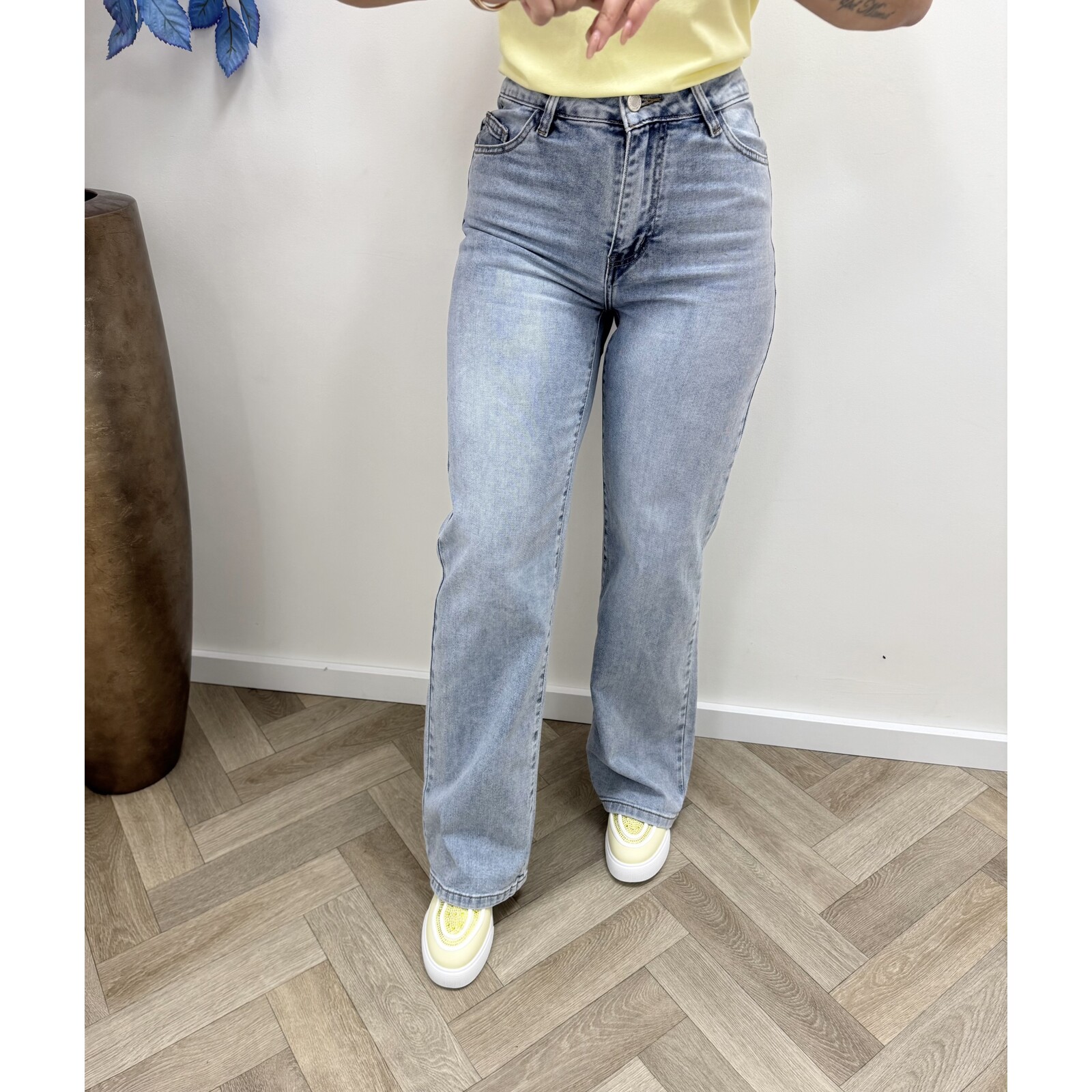 Jeans diamonds Yellow Hello Miss HM1576-2