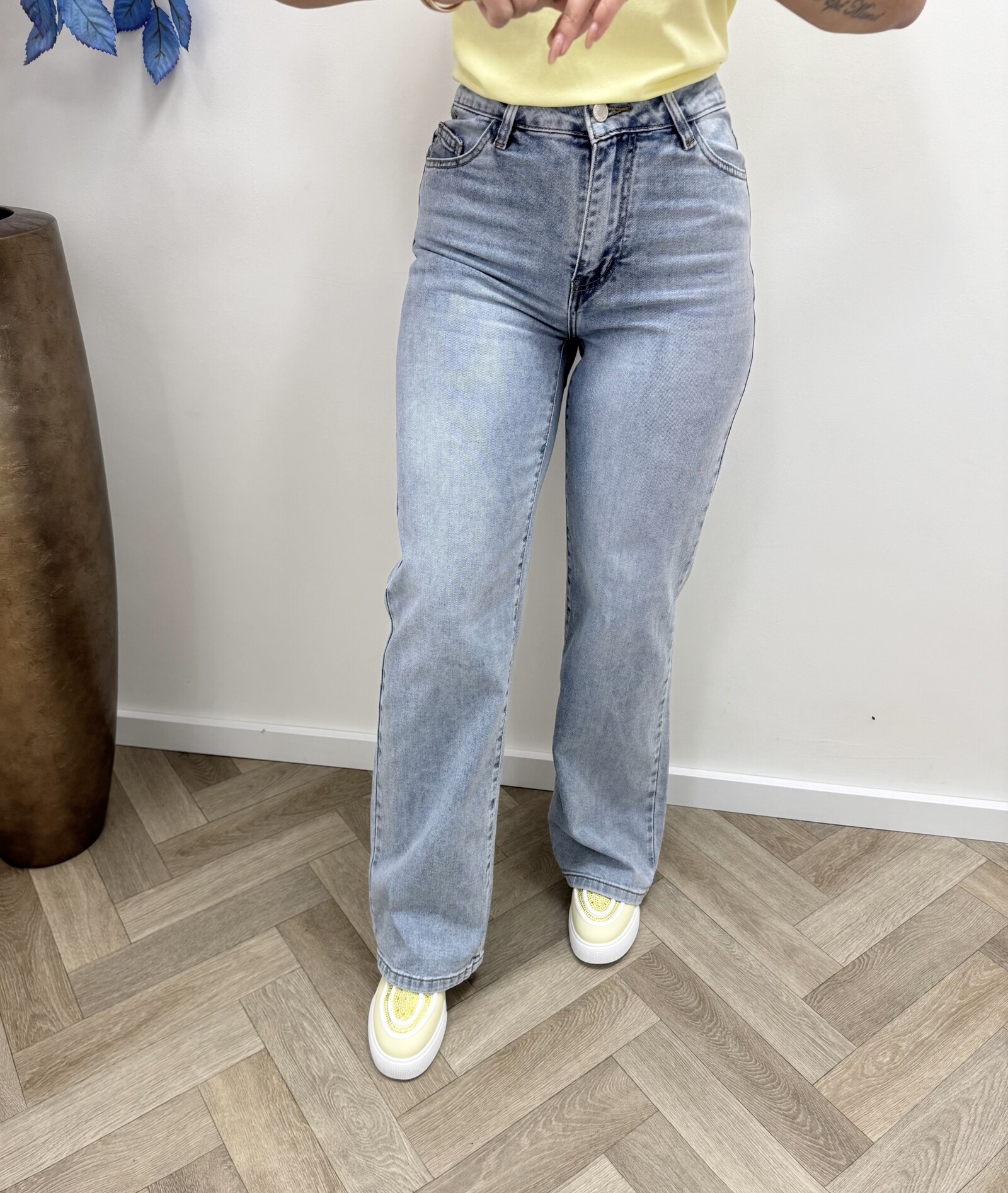 Jeans diamonds Yellow Hello Miss HM1576-2