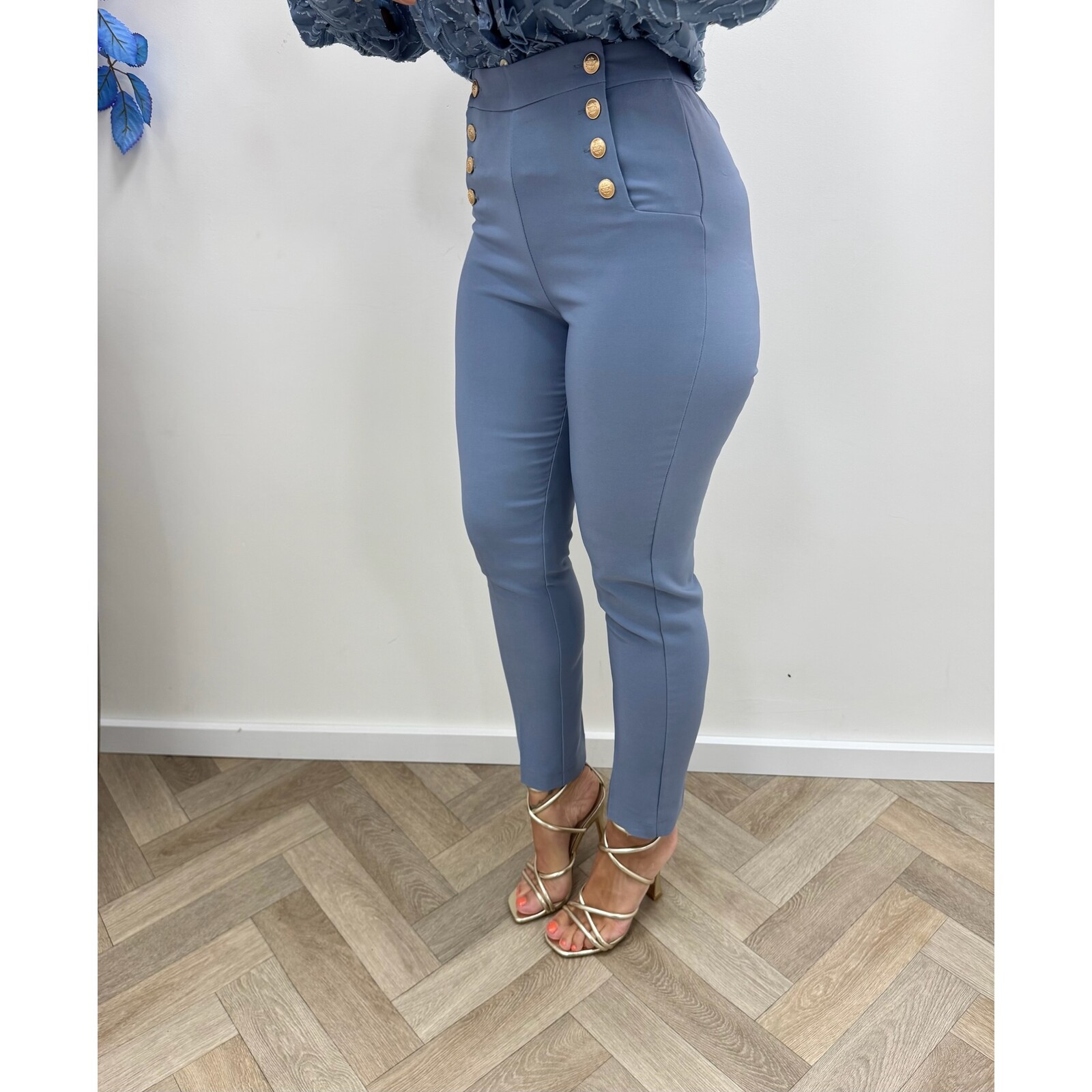 Perfect pants button Lulumary P104 Blue