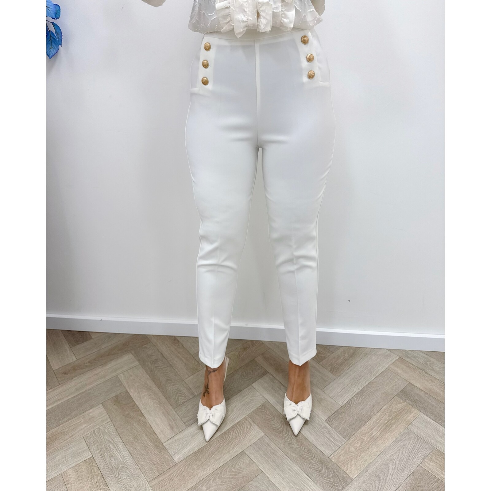 Perfect pants button Lulumary P104 White