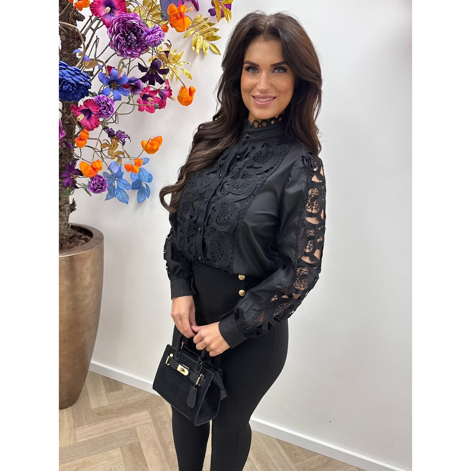 Luxury Blouse Felina VMCK0078 Black