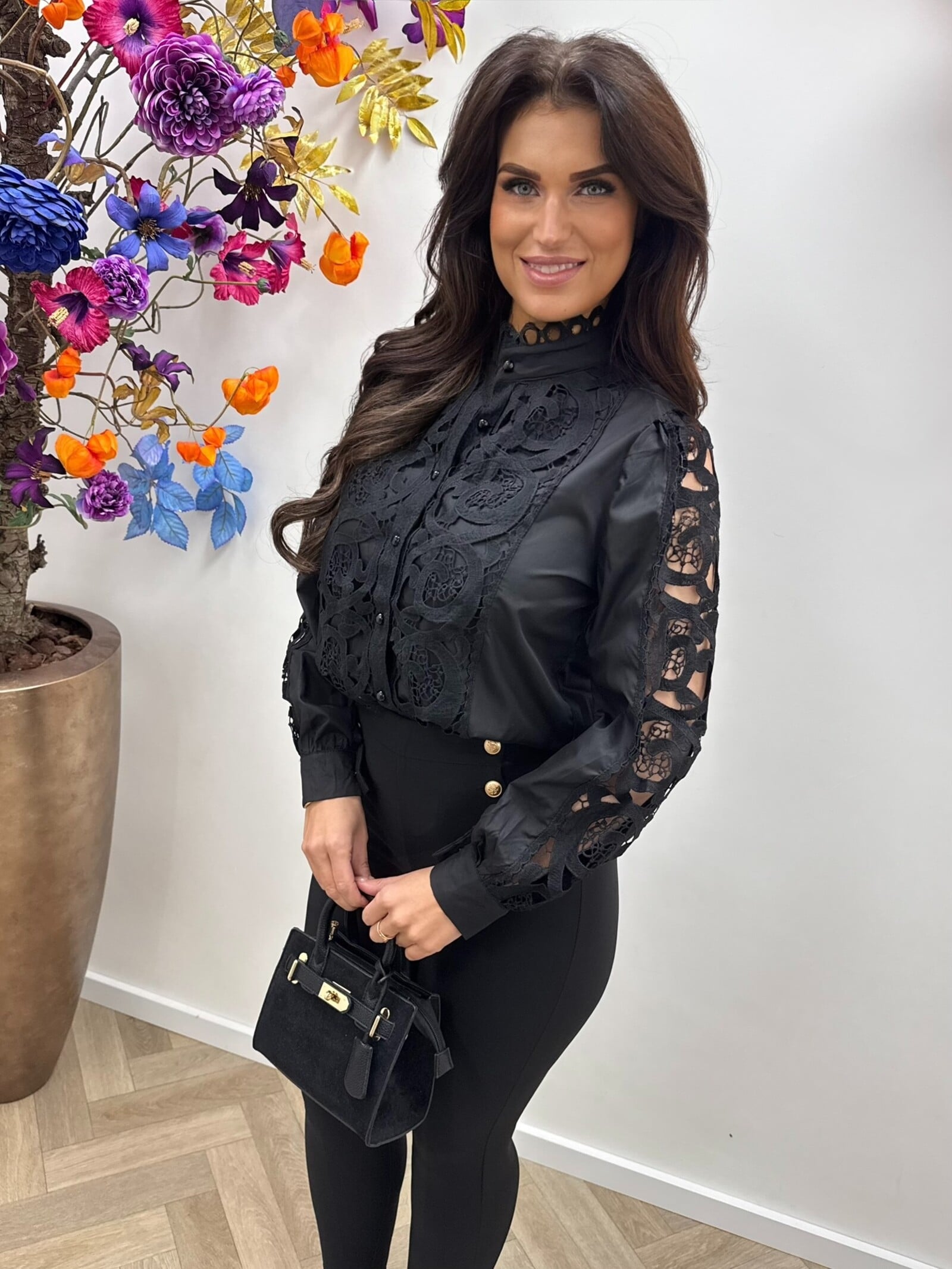 Luxury Blouse Felina VMCK0078 Black