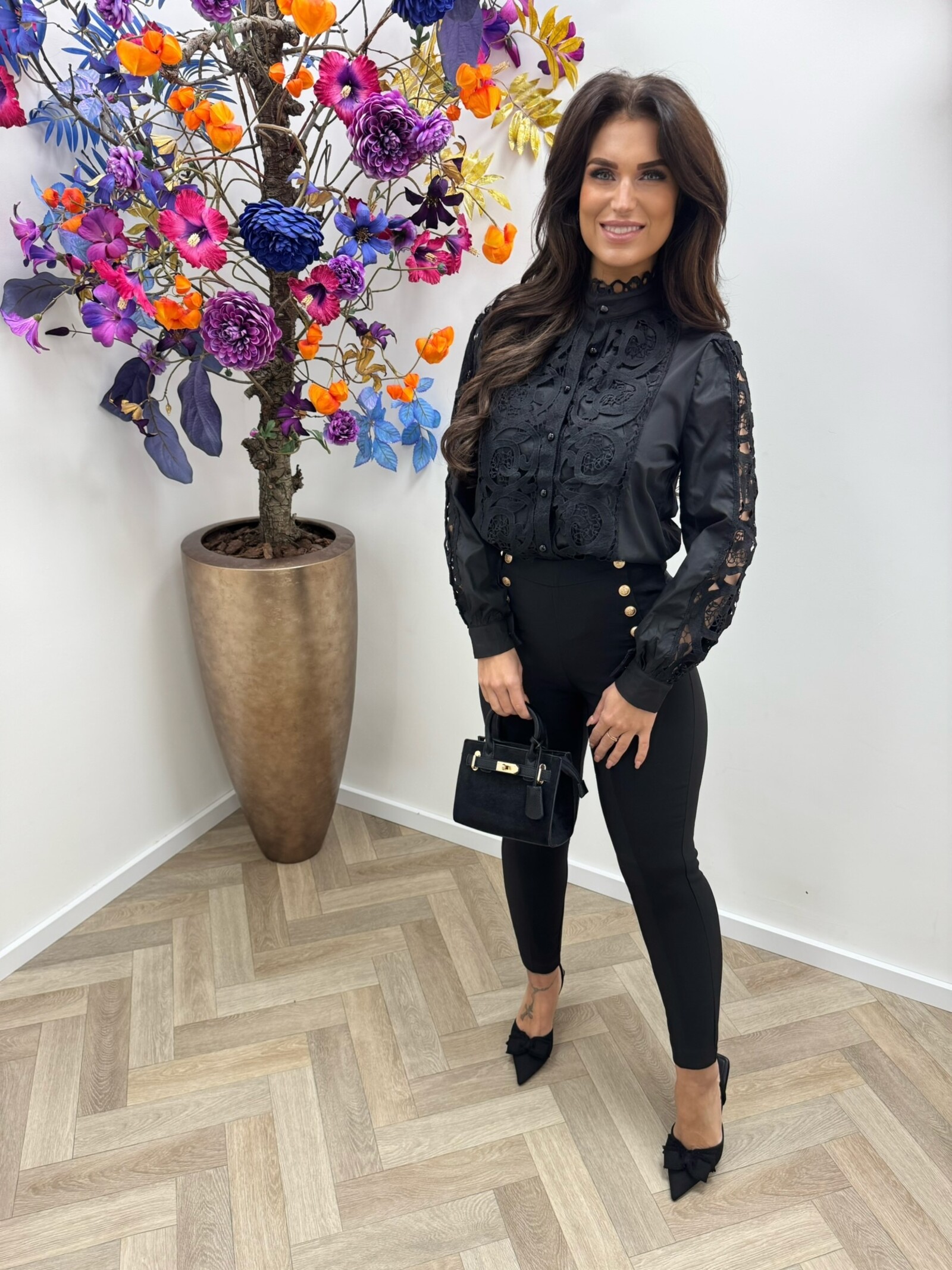 Luxury Blouse Felina VMCK0078 Black