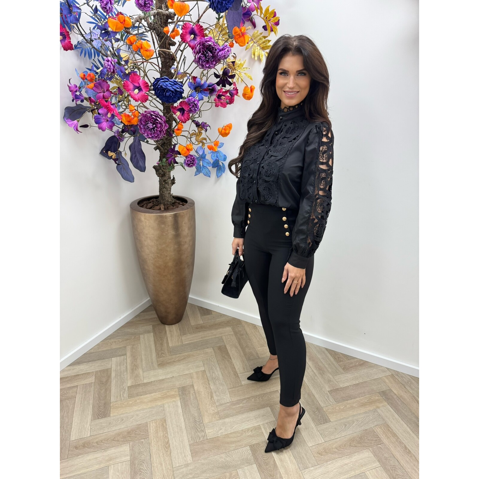 Luxury Blouse Felina VMCK0078 Black