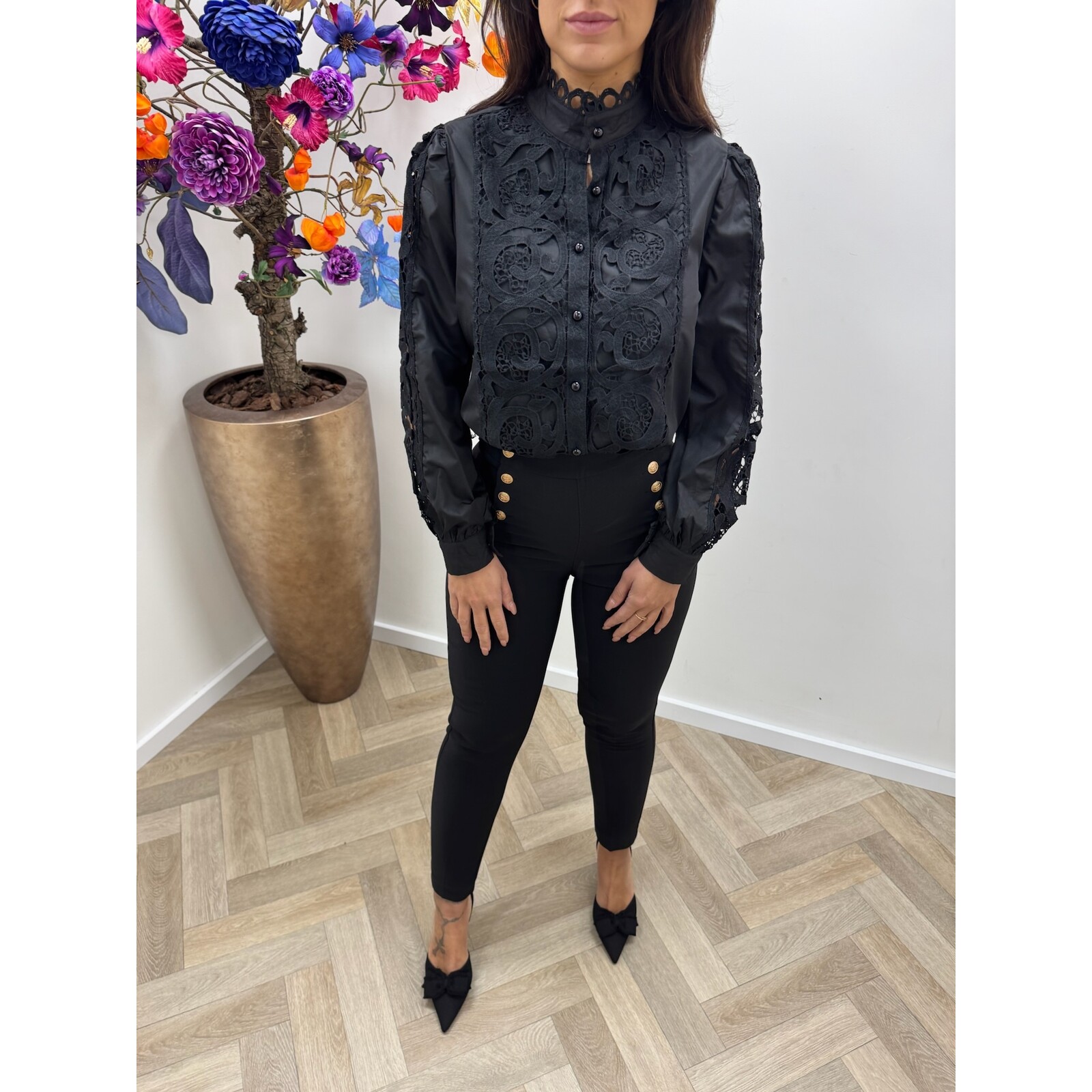 Luxury Blouse Felina VMCK0078 Black