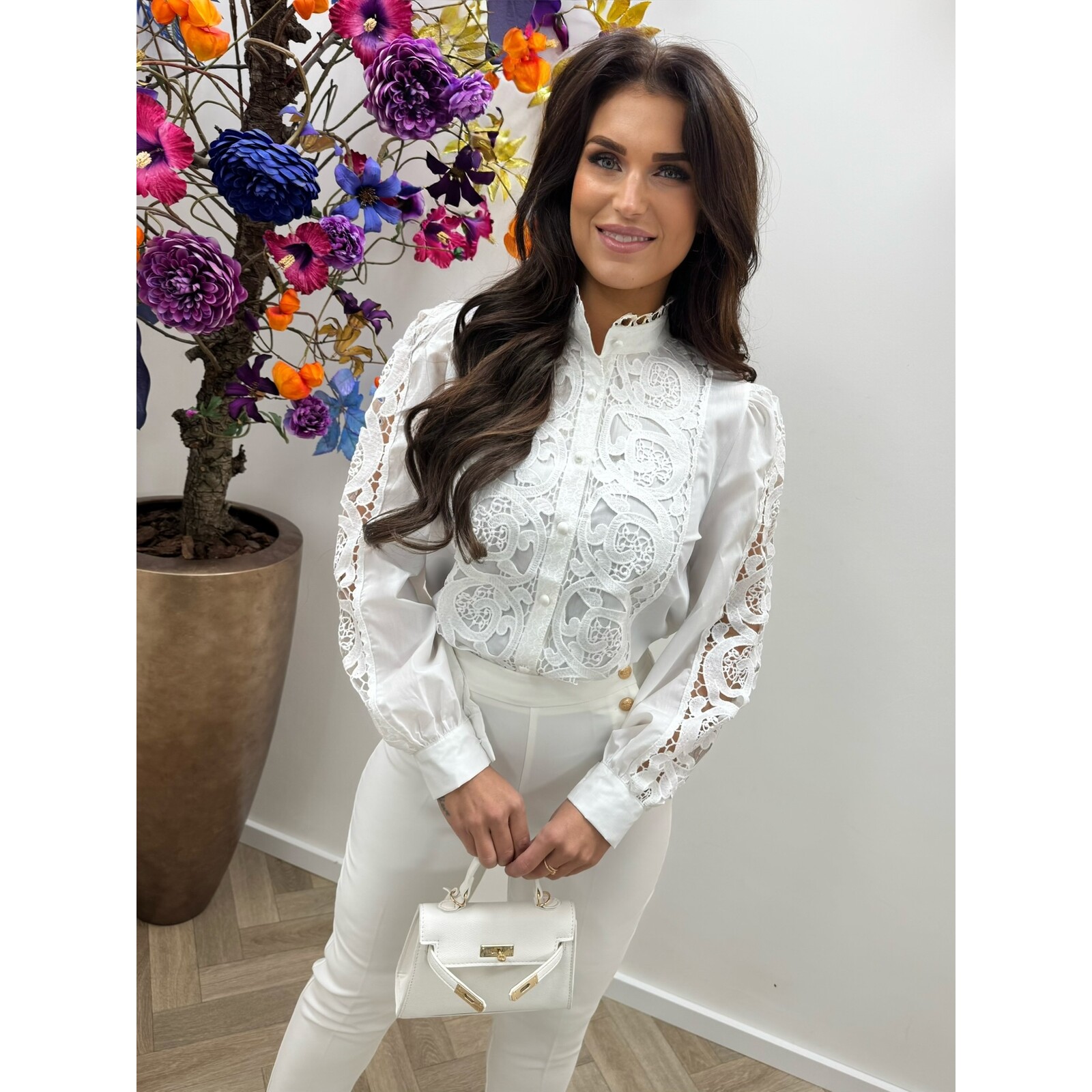 Luxury Blouse Felina VMCK0078 White