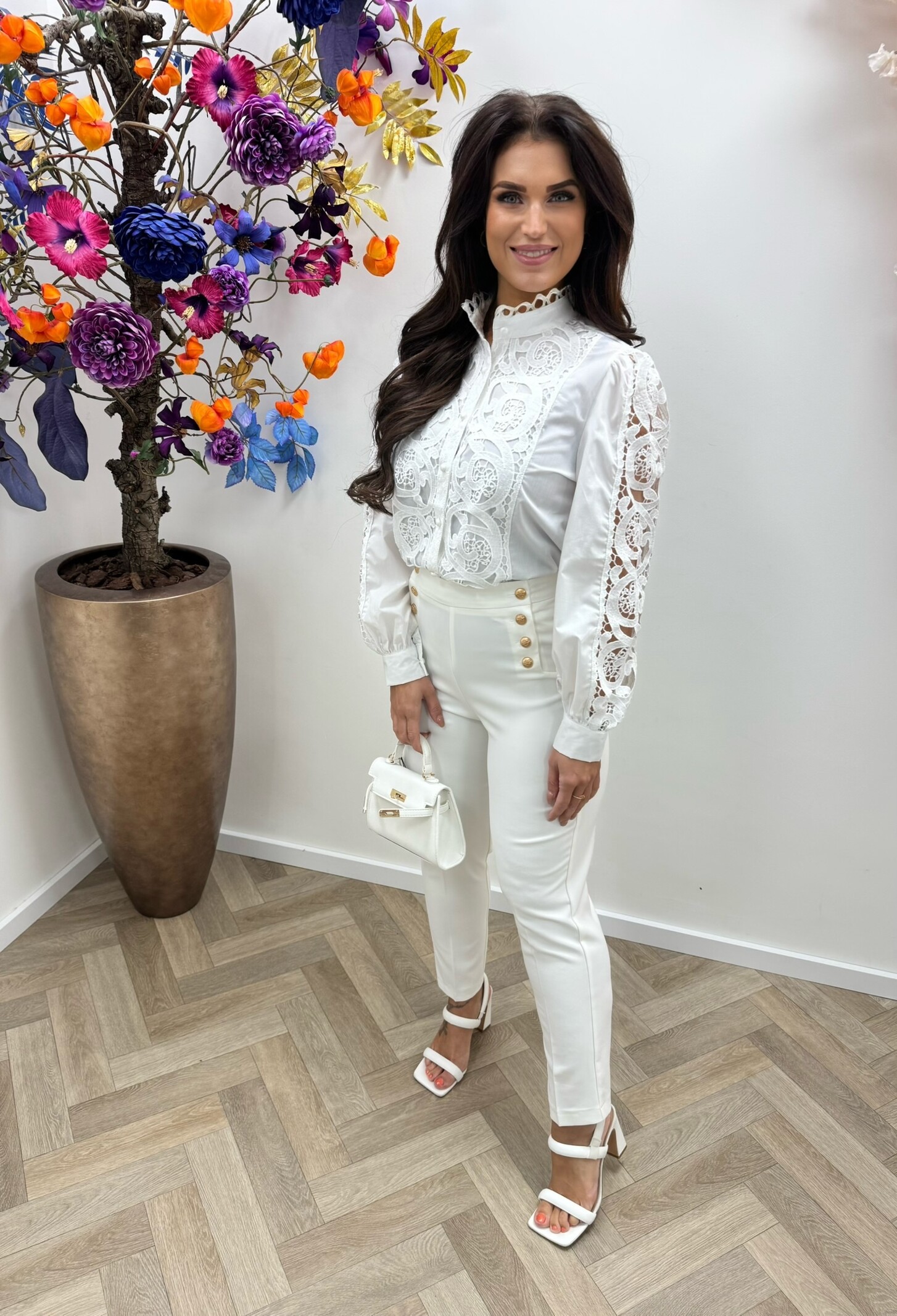 Luxury Blouse Felina VMCK0078 White